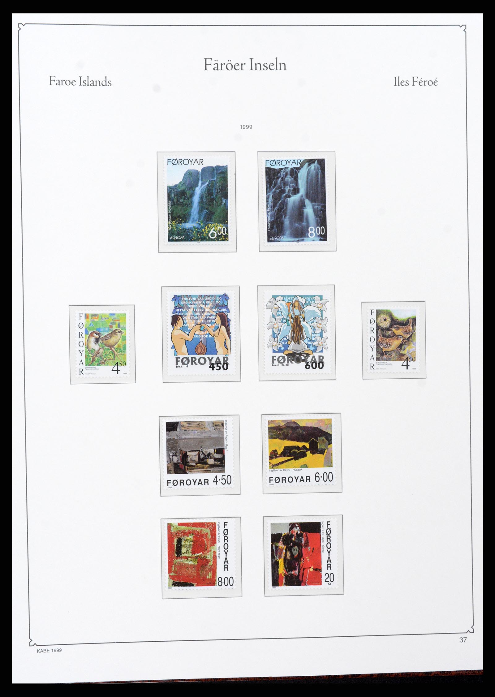 37399 046 - Postzegelverzameling 37399 Faeroer 1940-2017.