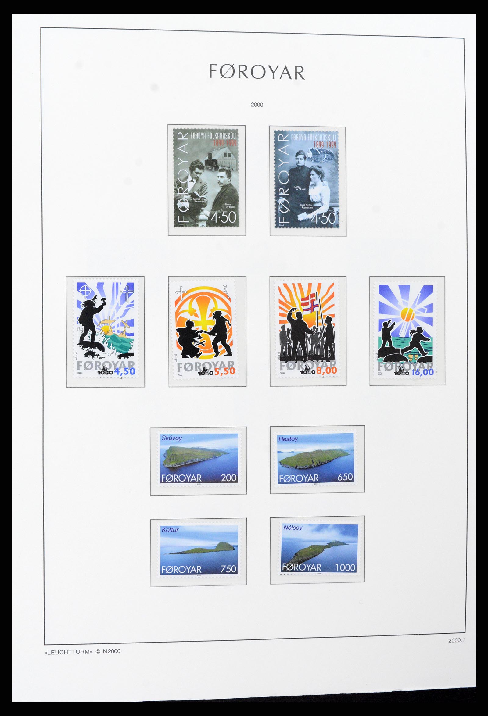 37399 047 - Postzegelverzameling 37399 Faeroer 1940-2017.