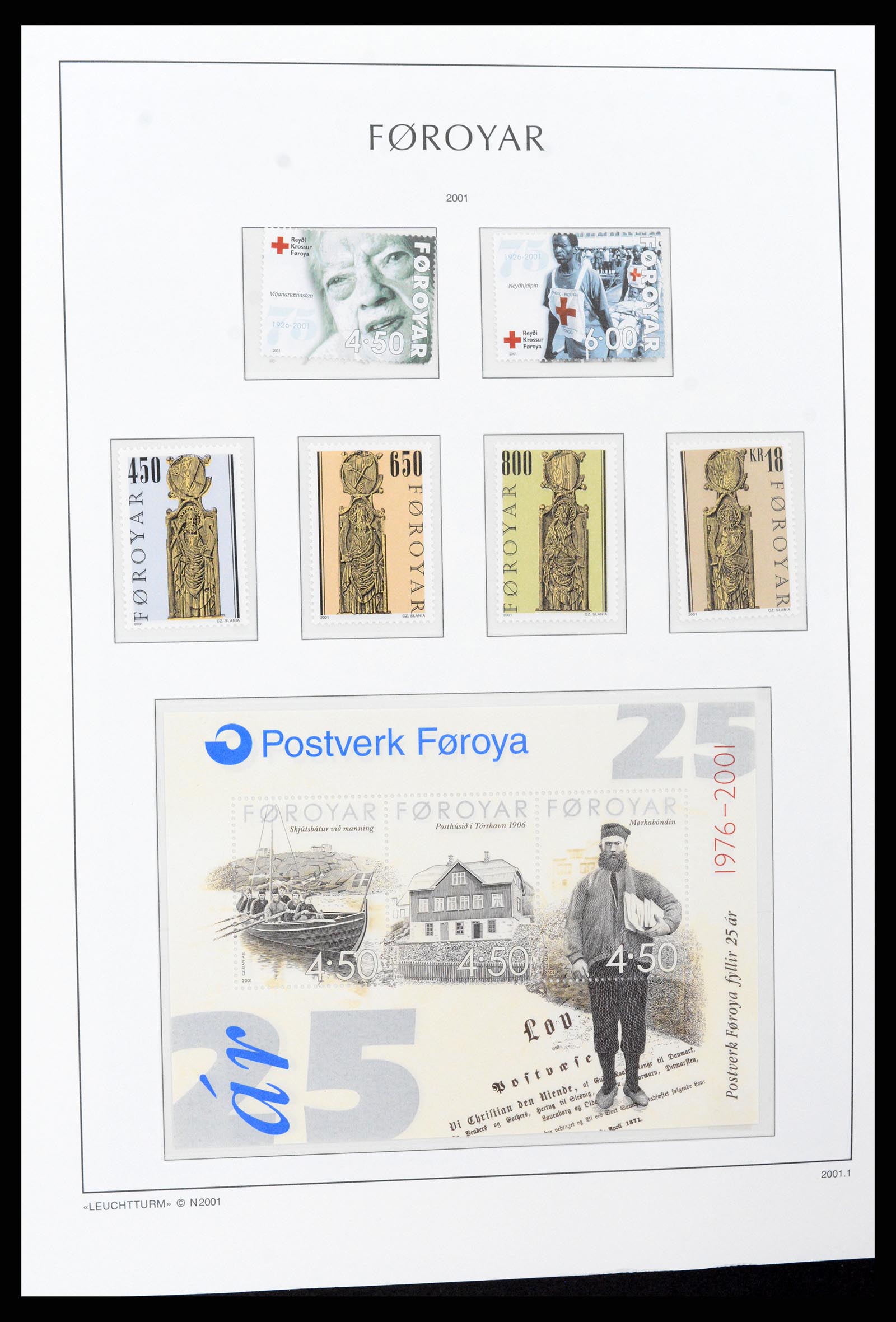37399 049 - Postzegelverzameling 37399 Faeroer 1940-2017.