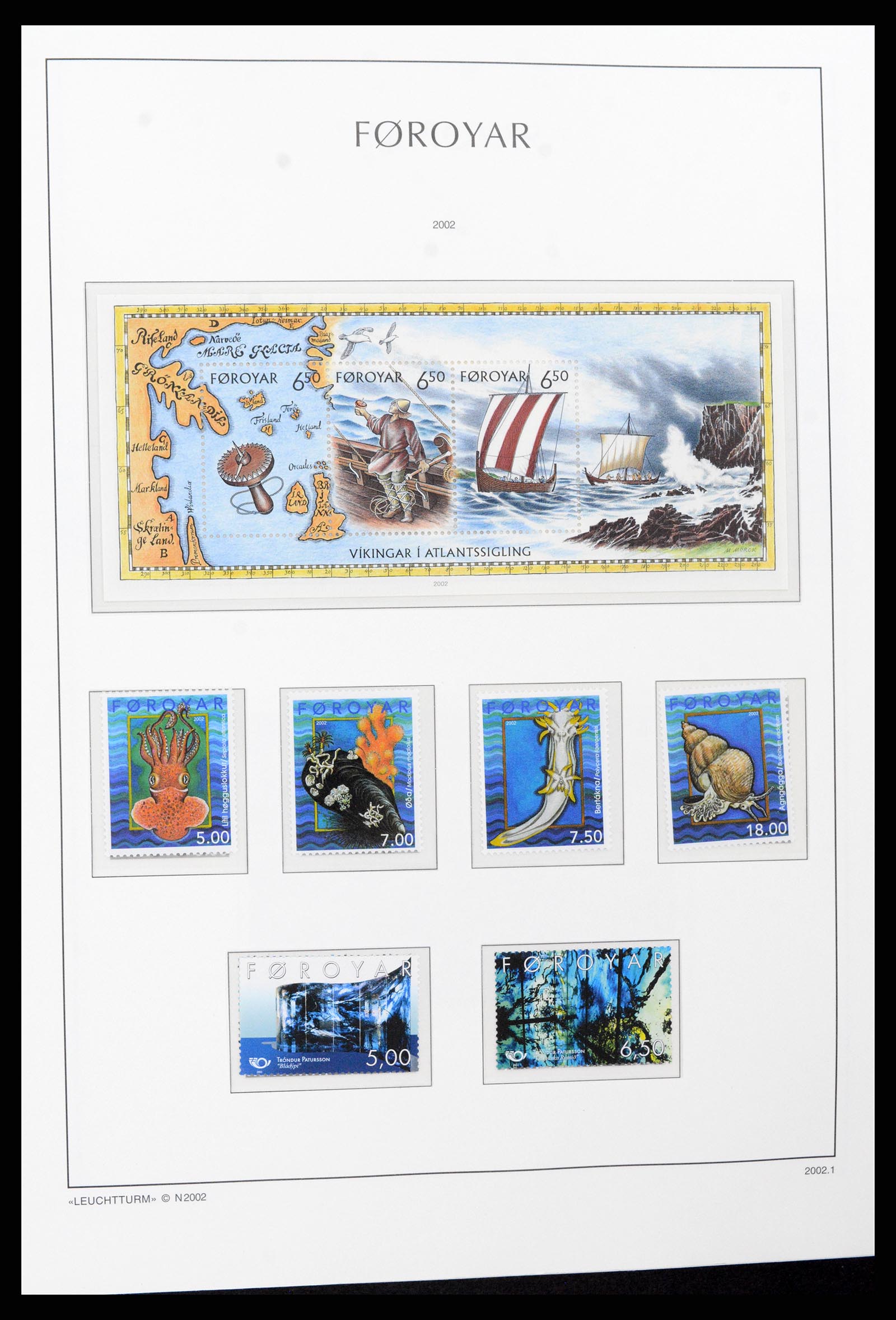 37399 052 - Postzegelverzameling 37399 Faeroer 1940-2017.