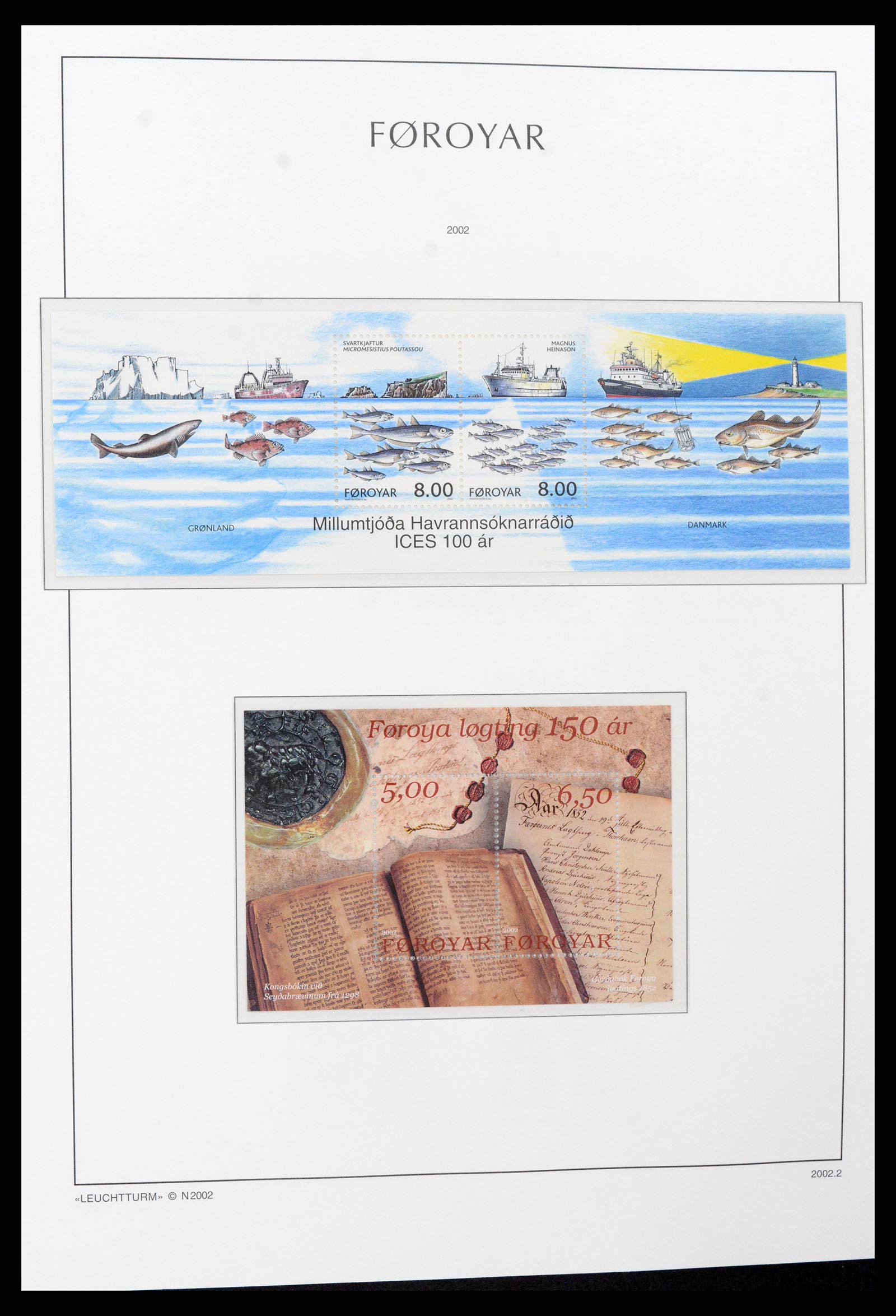 37399 053 - Postzegelverzameling 37399 Faeroer 1940-2017.