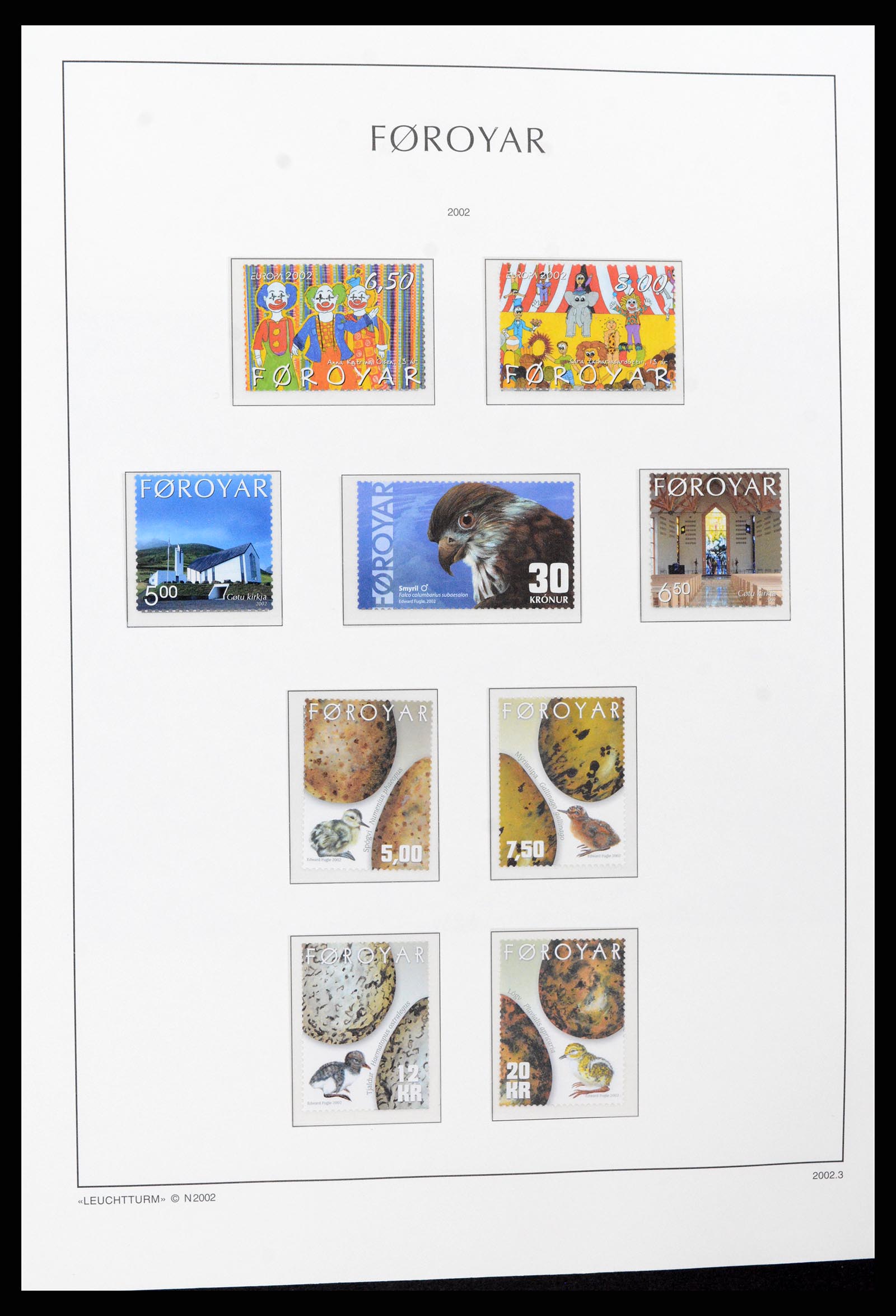 37399 054 - Postzegelverzameling 37399 Faeroer 1940-2017.