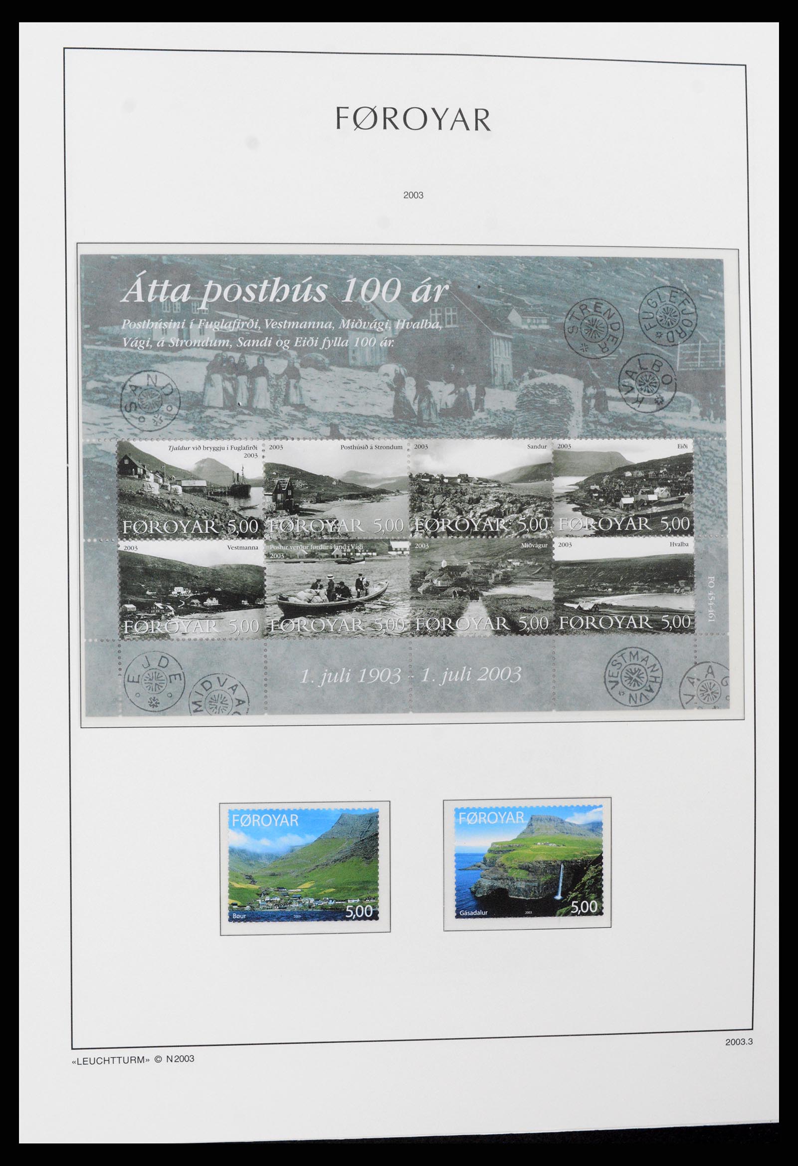 37399 057 - Postzegelverzameling 37399 Faeroer 1940-2017.