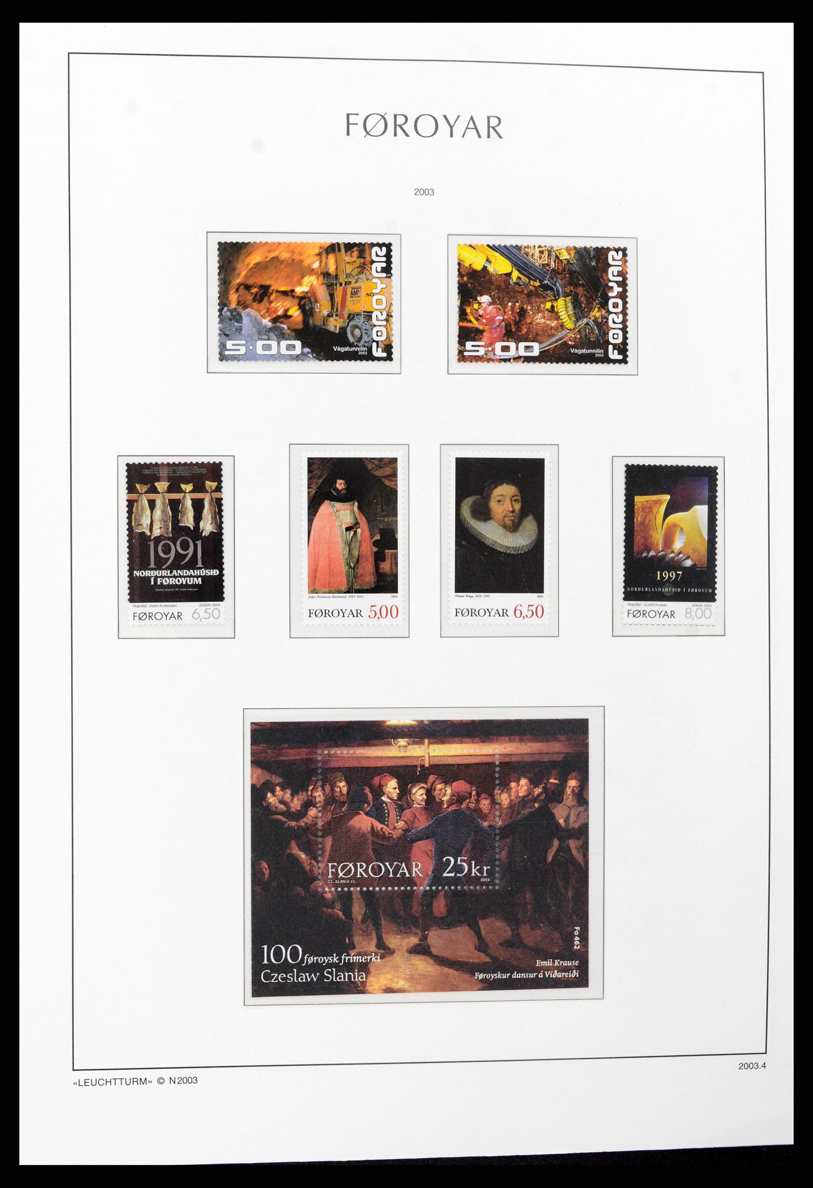 37399 058 - Postzegelverzameling 37399 Faeroer 1940-2017.