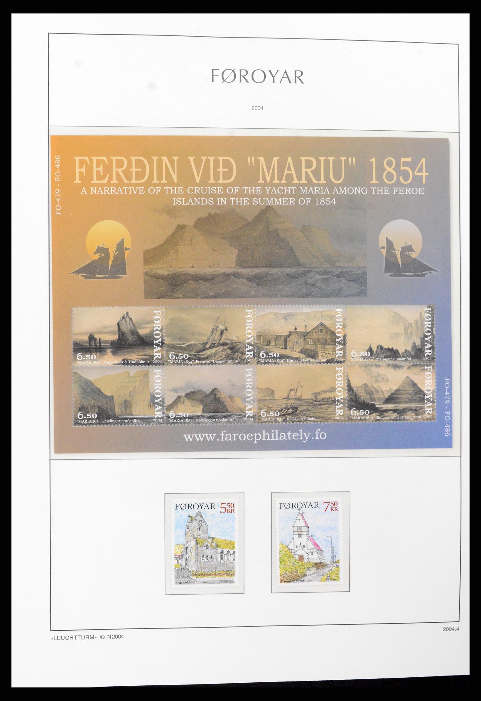 37399 062 - Postzegelverzameling 37399 Faeroer 1940-2017.