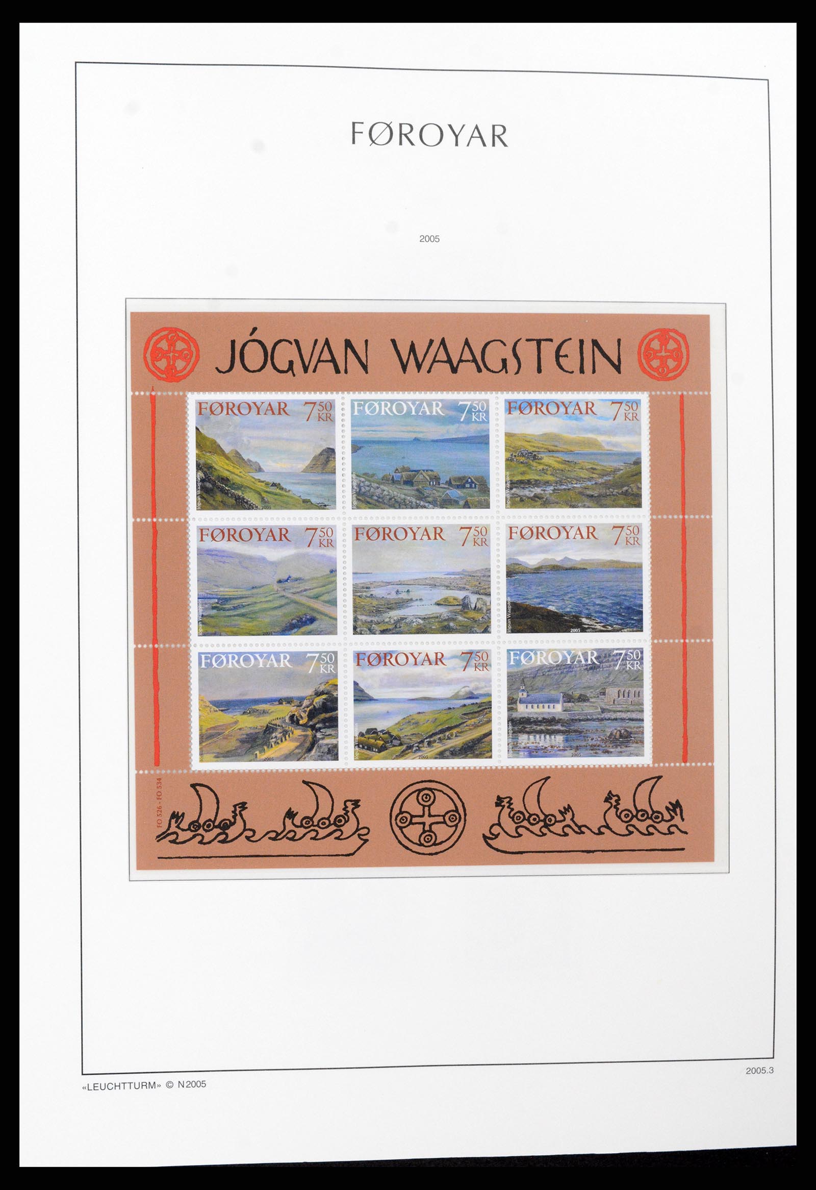 37399 065 - Postzegelverzameling 37399 Faeroer 1940-2017.