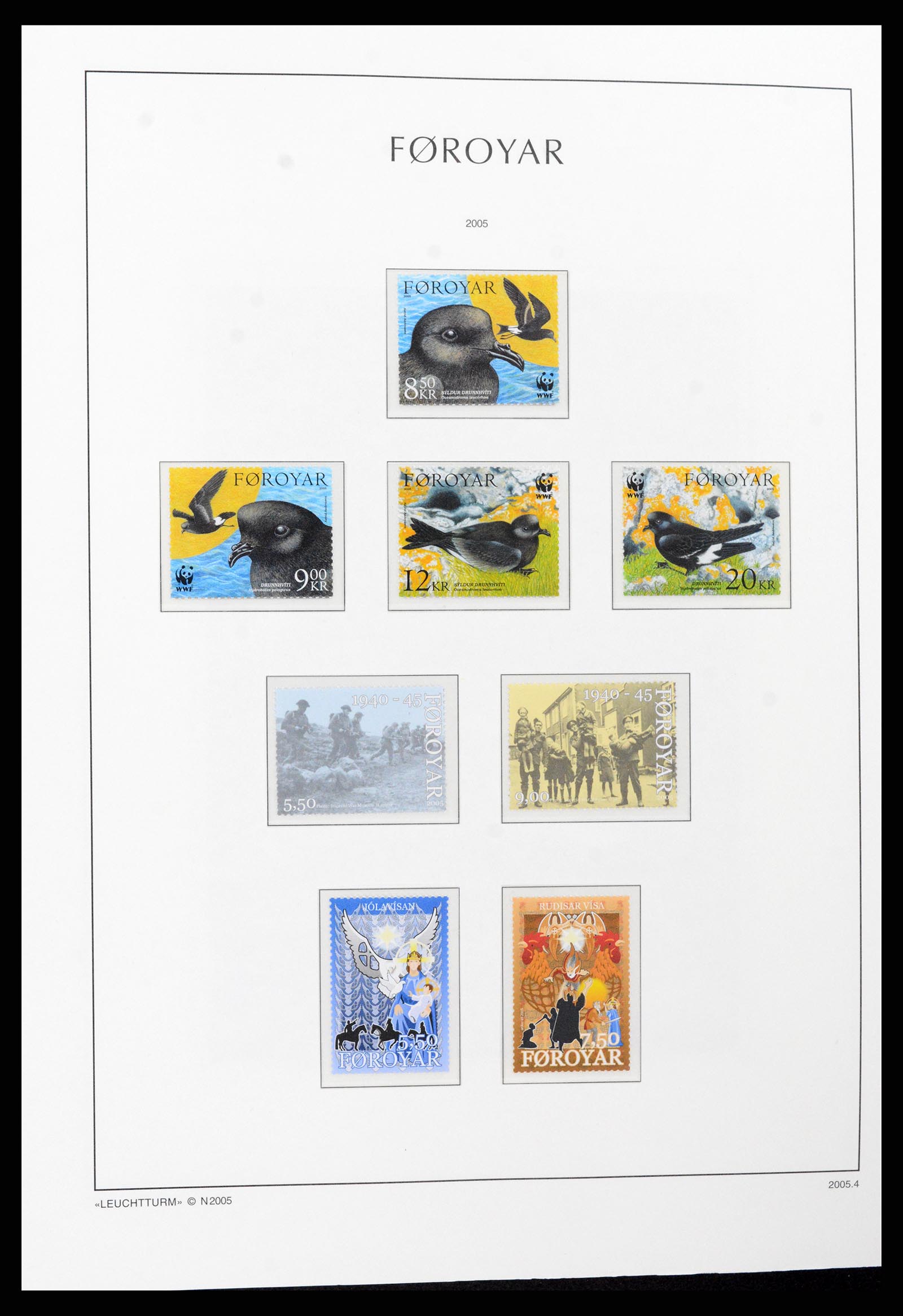 37399 066 - Postzegelverzameling 37399 Faeroer 1940-2017.