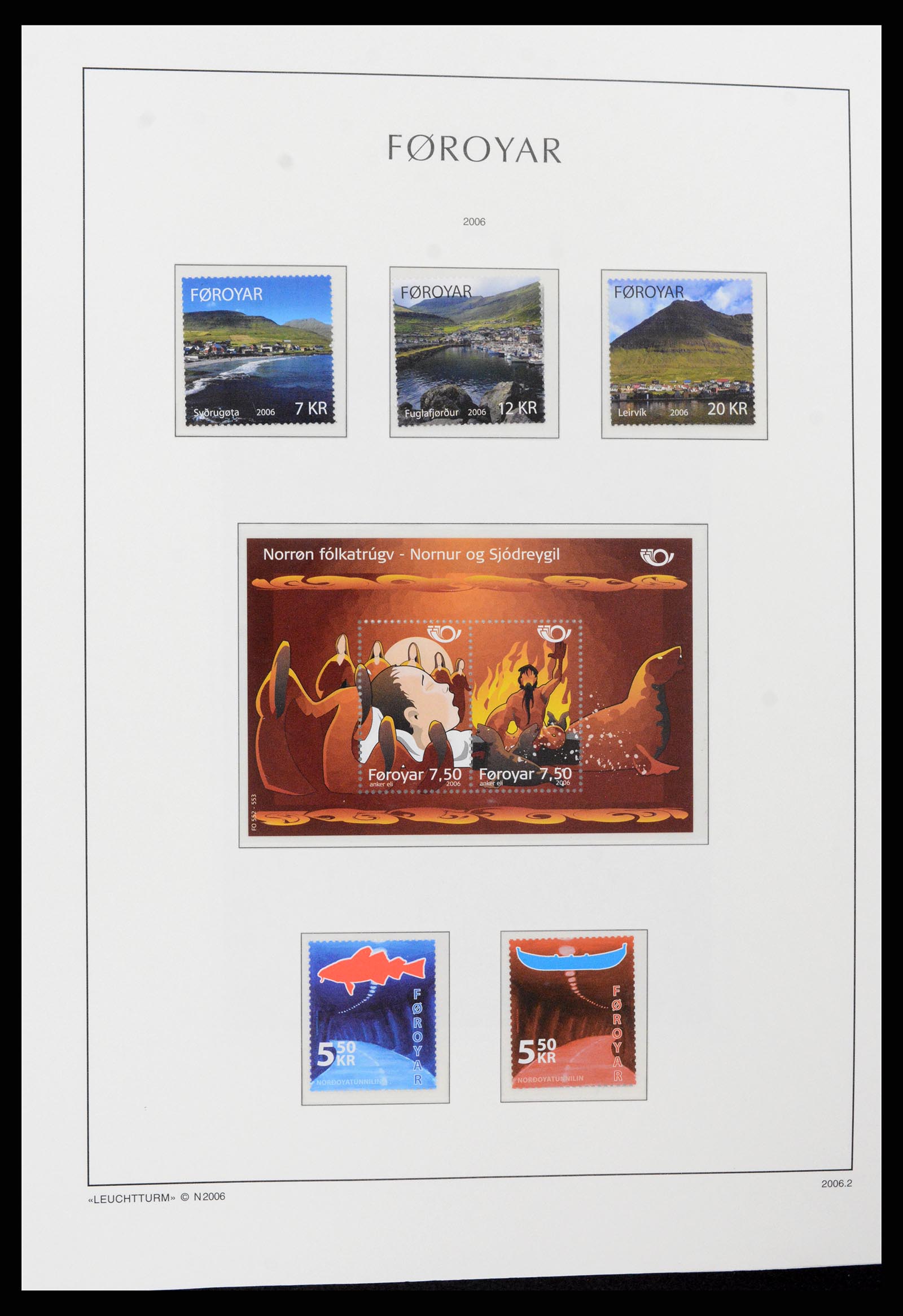 37399 068 - Postzegelverzameling 37399 Faeroer 1940-2017.