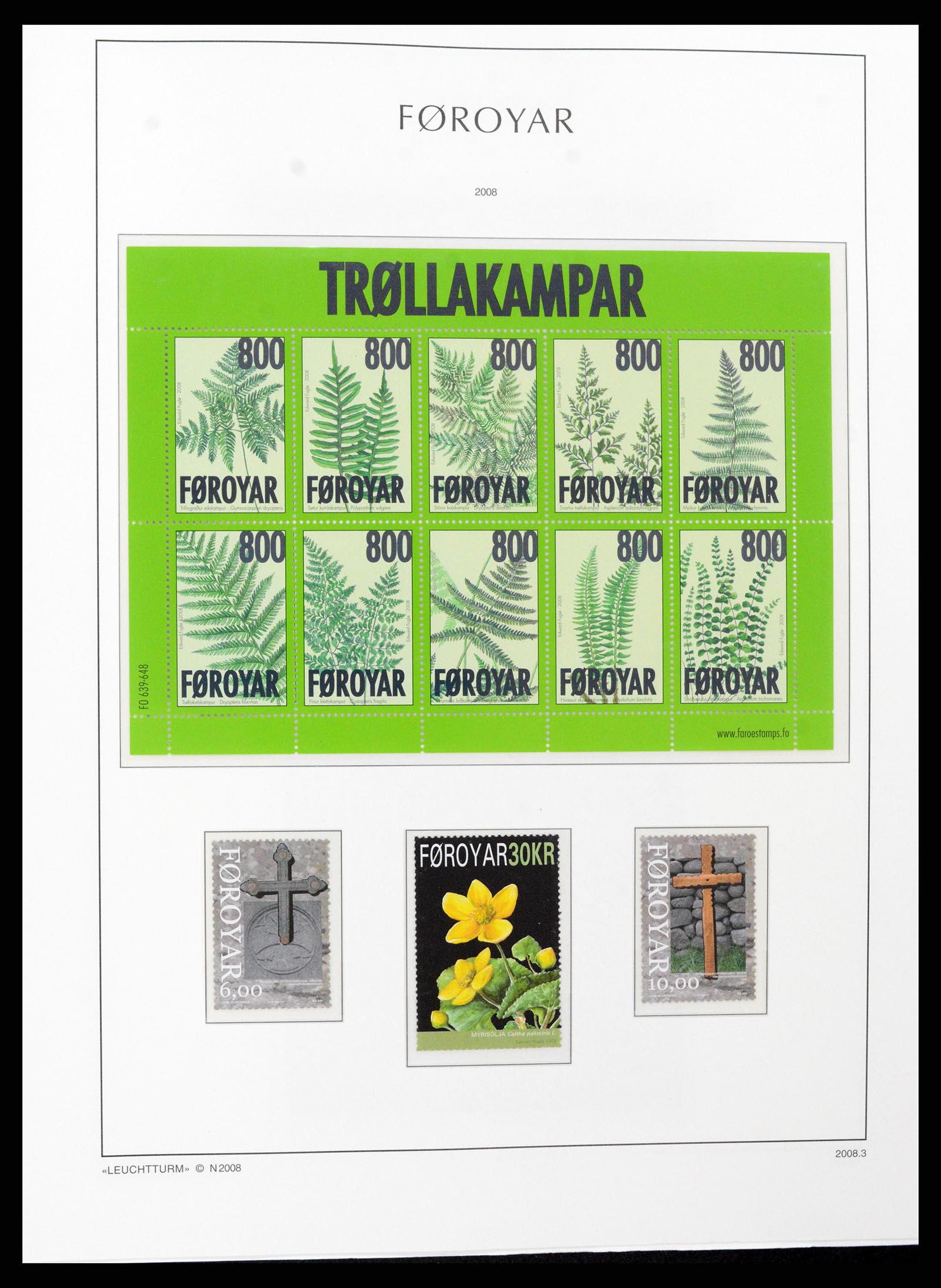 37399 075 - Postzegelverzameling 37399 Faeroer 1940-2017.