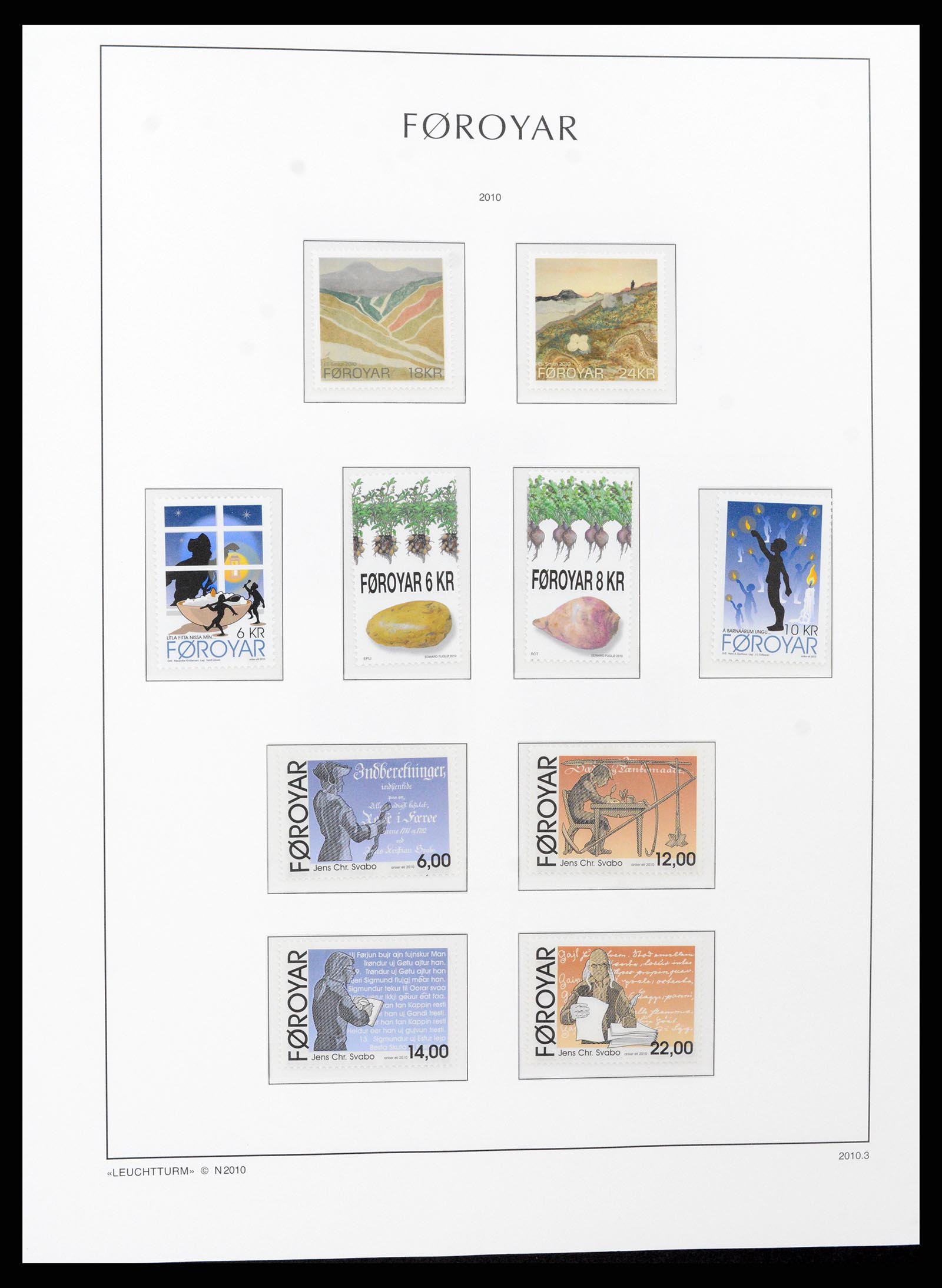 37399 081 - Postzegelverzameling 37399 Faeroer 1940-2017.