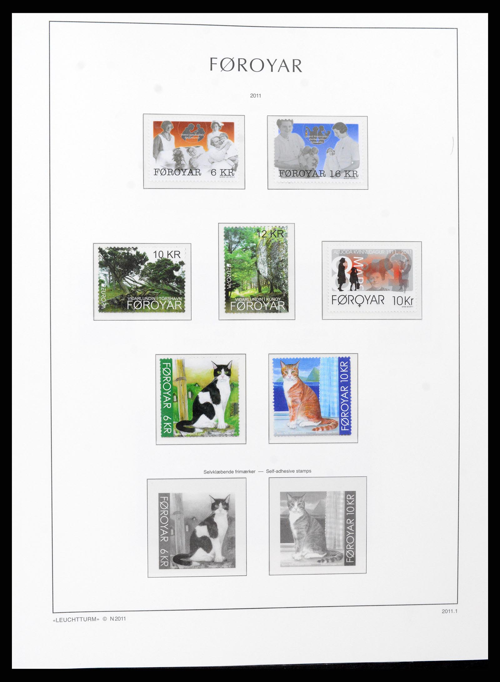 37399 082 - Postzegelverzameling 37399 Faeroer 1940-2017.