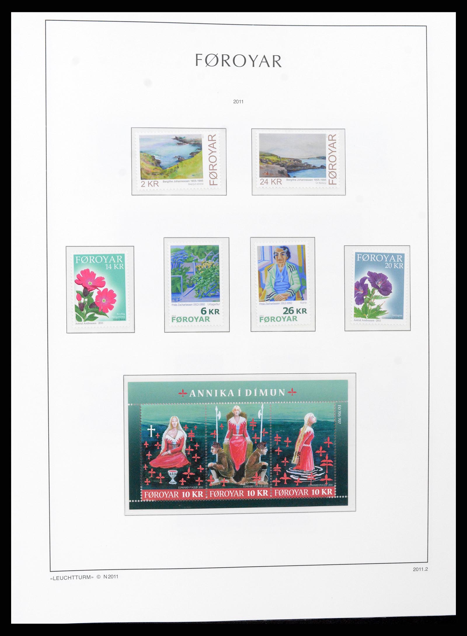37399 083 - Postzegelverzameling 37399 Faeroer 1940-2017.