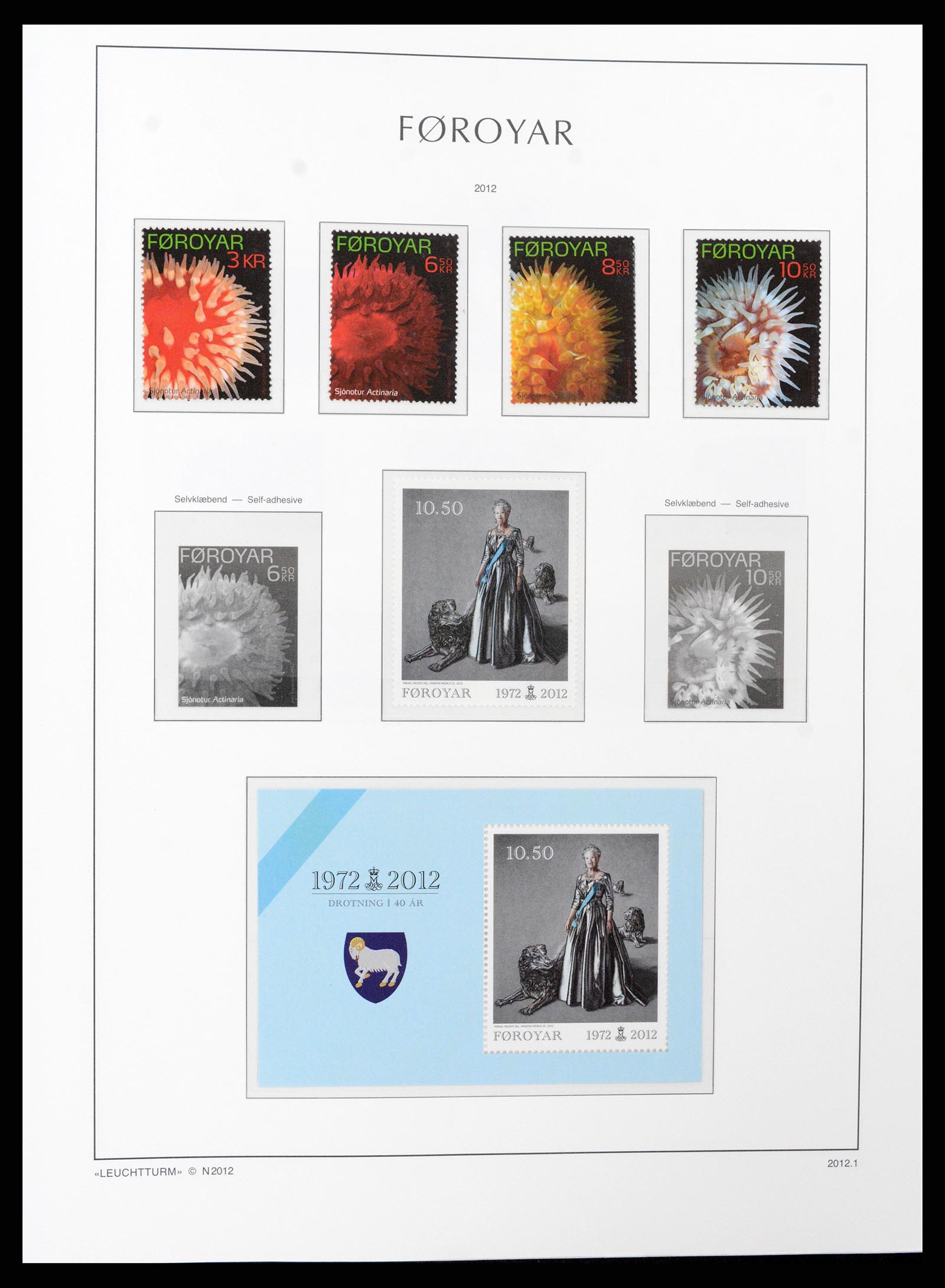 37399 085 - Postzegelverzameling 37399 Faeroer 1940-2017.
