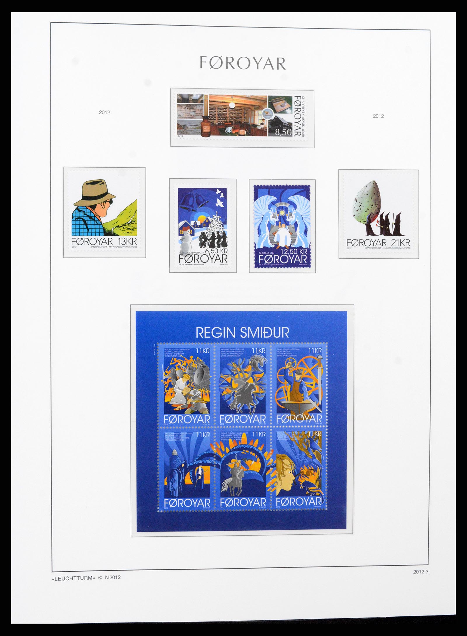 37399 087 - Postzegelverzameling 37399 Faeroer 1940-2017.