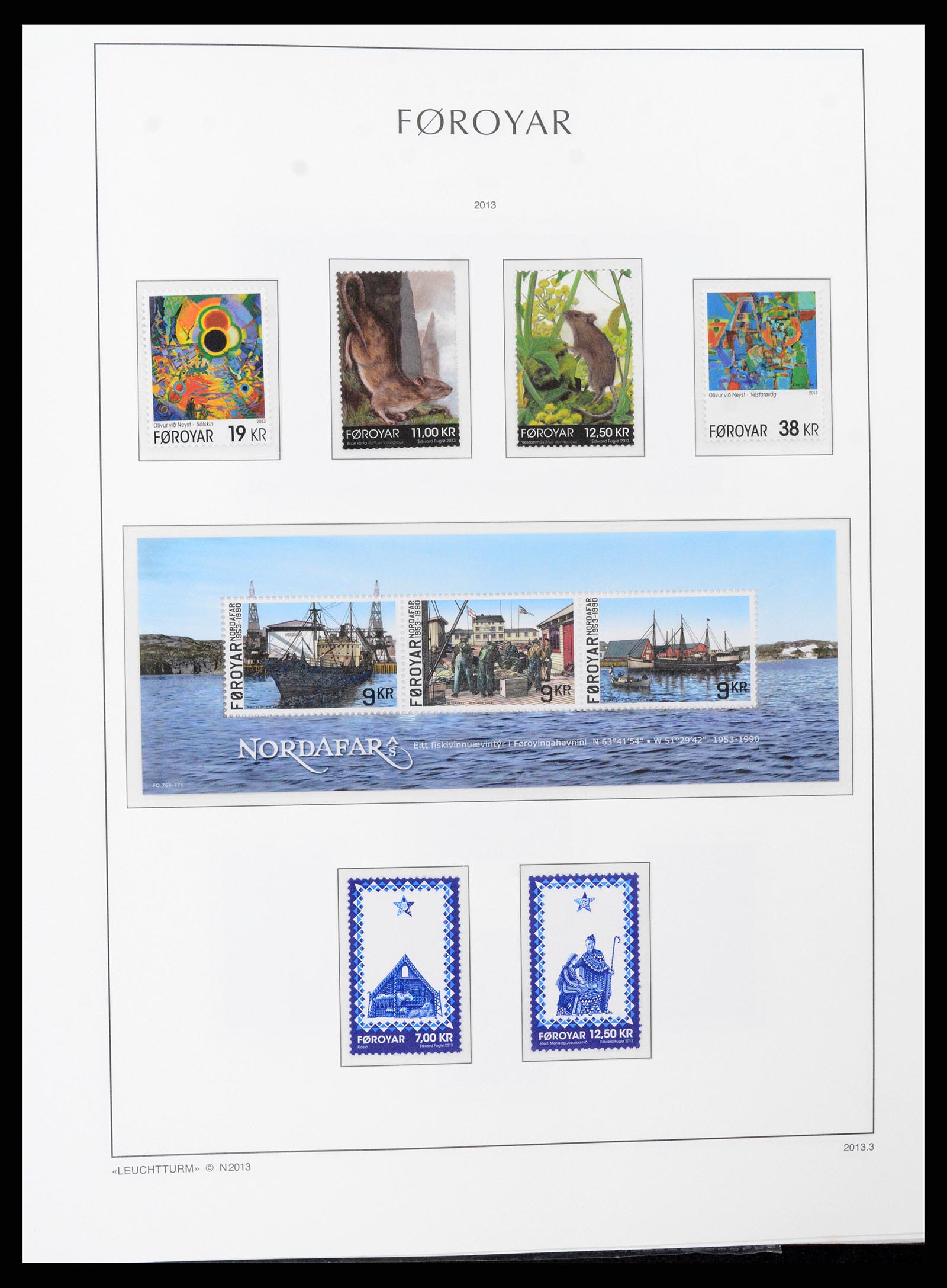 37399 090 - Postzegelverzameling 37399 Faeroer 1940-2017.