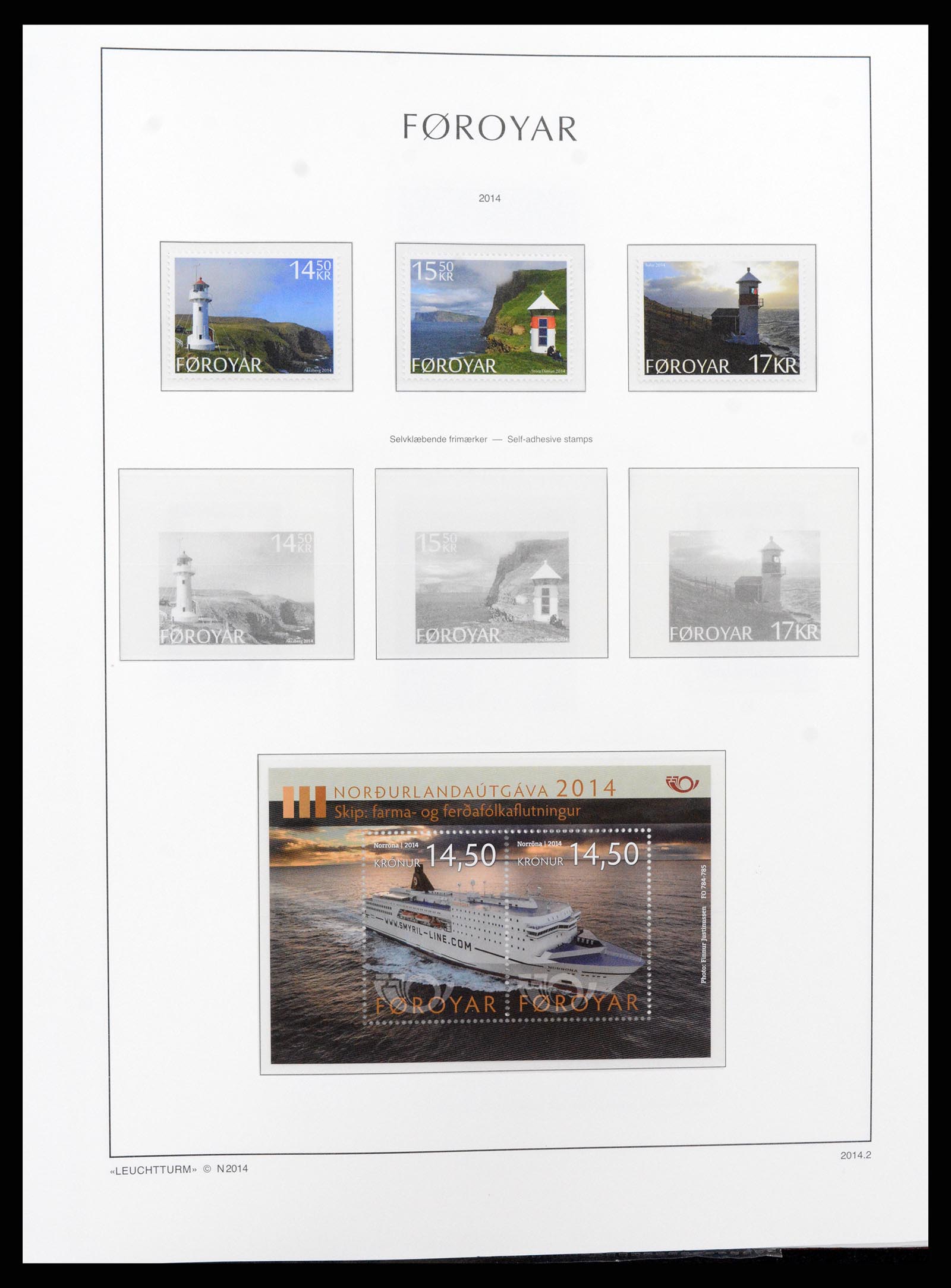 37399 092 - Postzegelverzameling 37399 Faeroer 1940-2017.