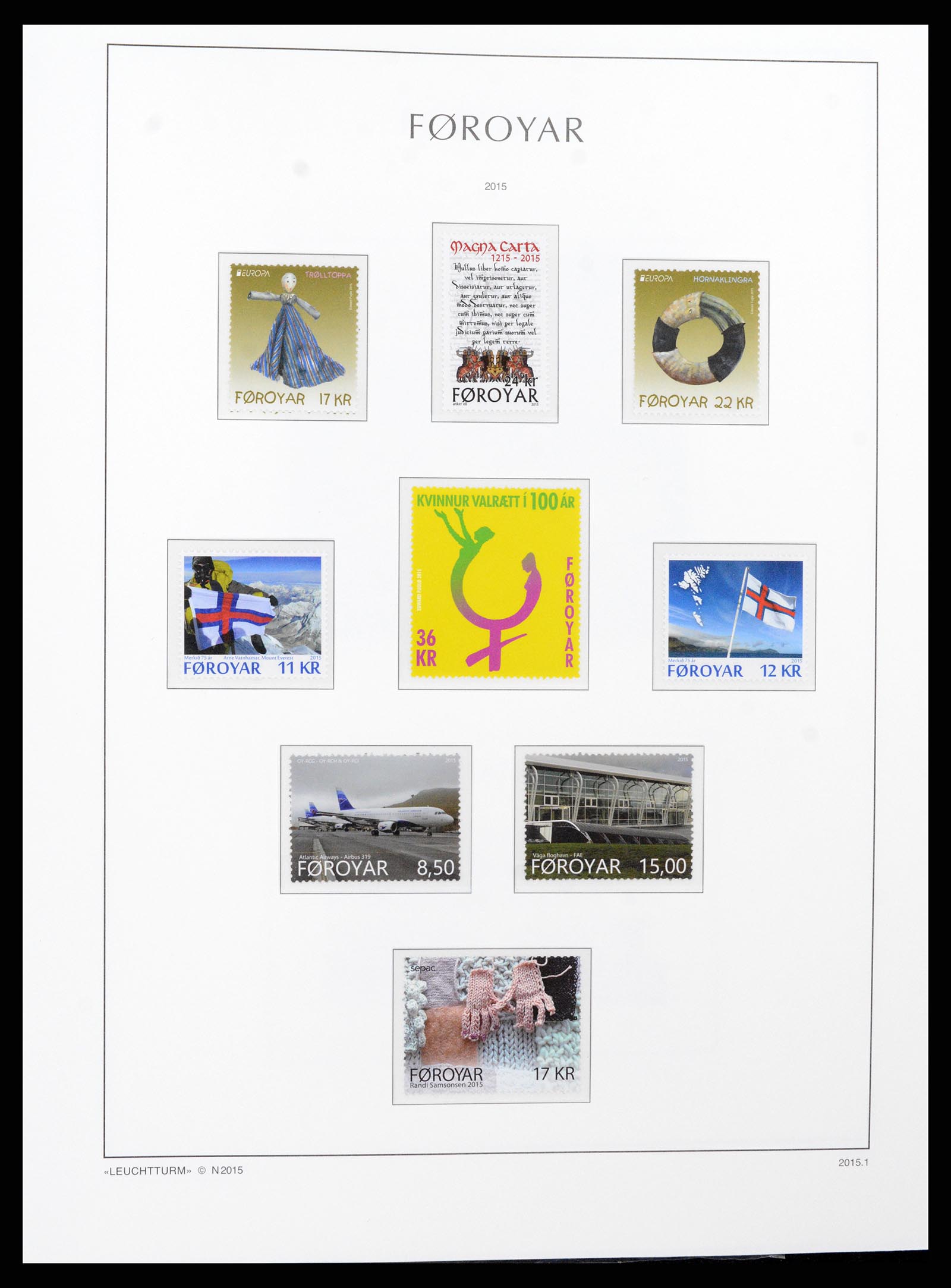 37399 094 - Postzegelverzameling 37399 Faeroer 1940-2017.