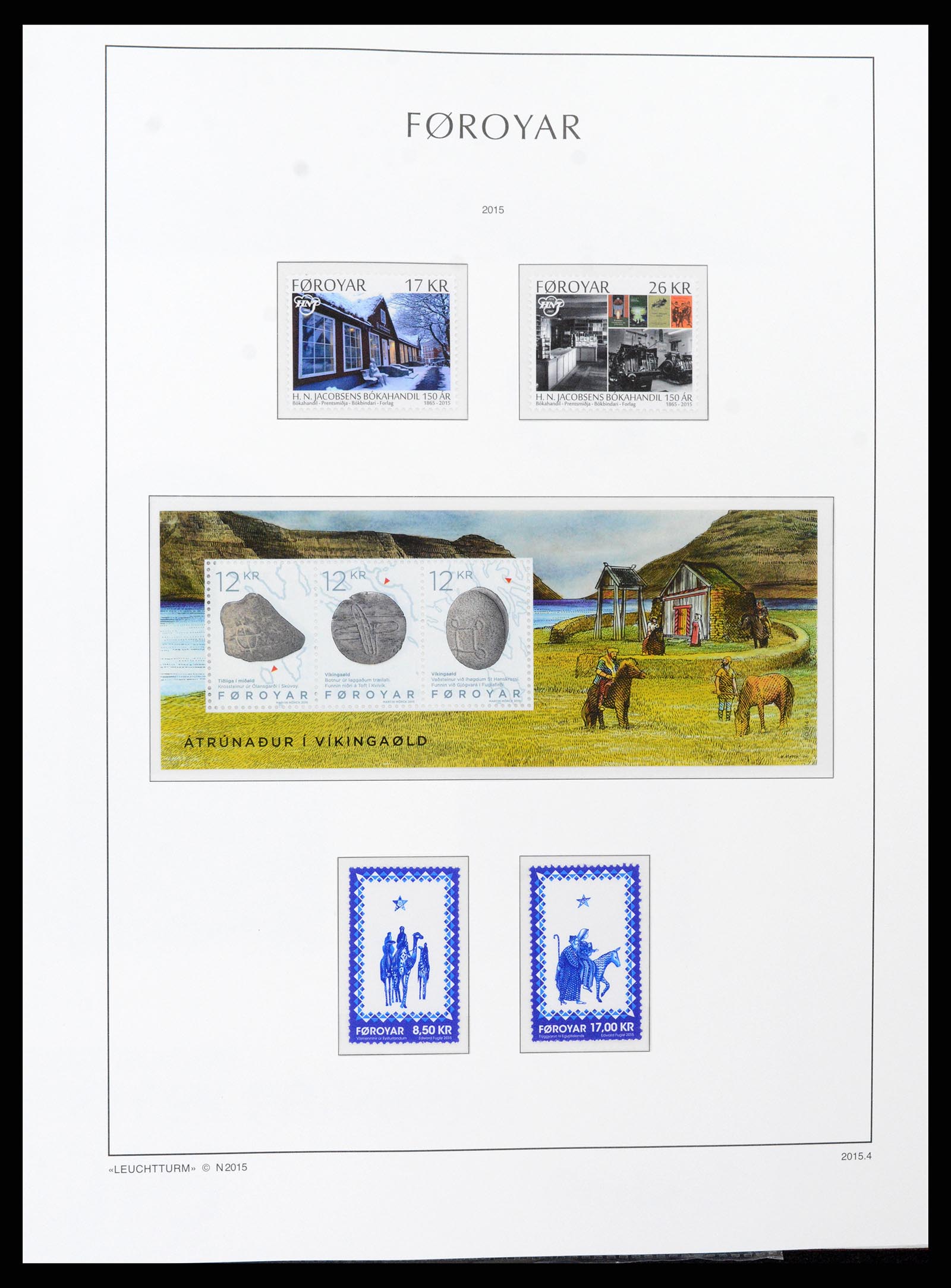 37399 097 - Postzegelverzameling 37399 Faeroer 1940-2017.