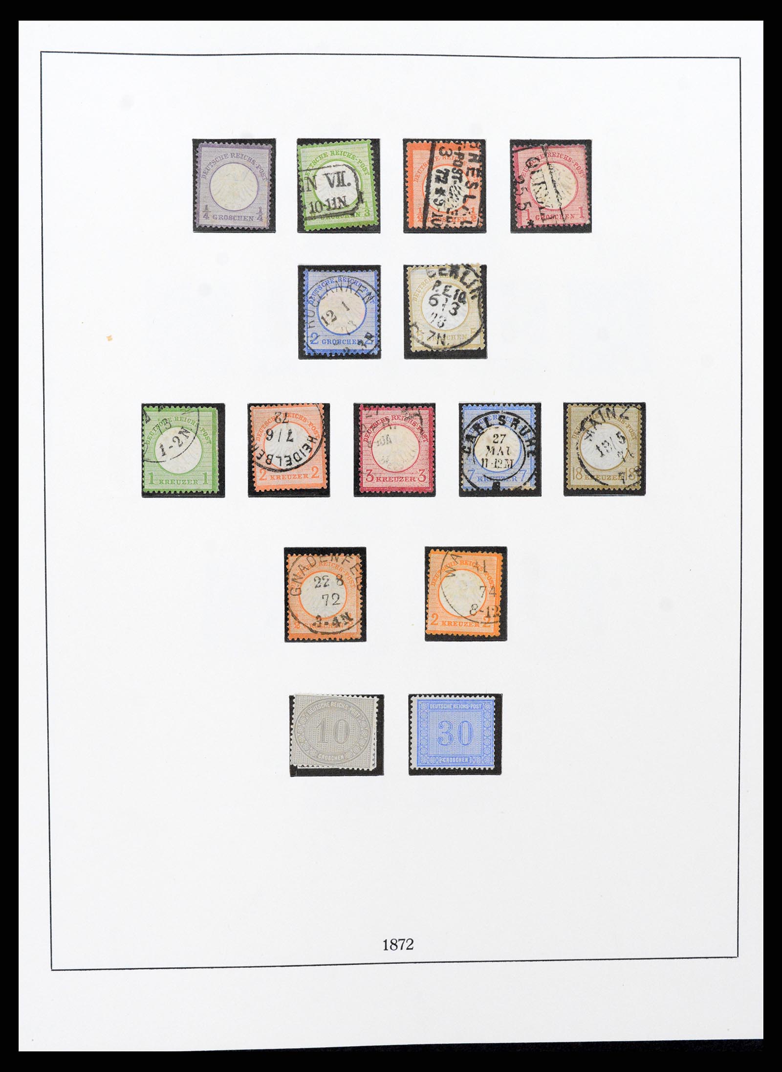 37400 001 - Postzegelverzameling 37400 Duitse Rijk 1872-1945.