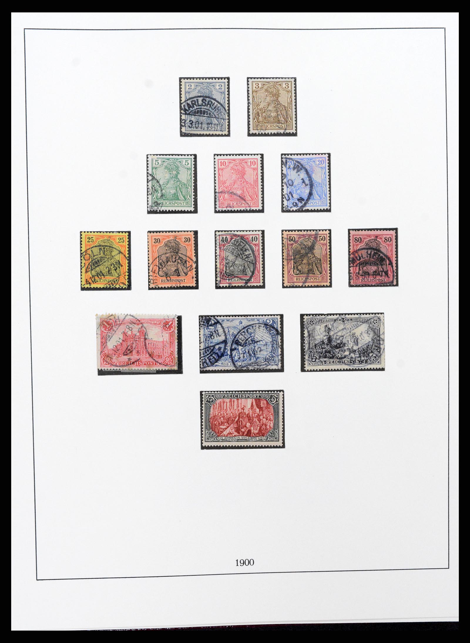 37400 004 - Postzegelverzameling 37400 Duitse Rijk 1872-1945.