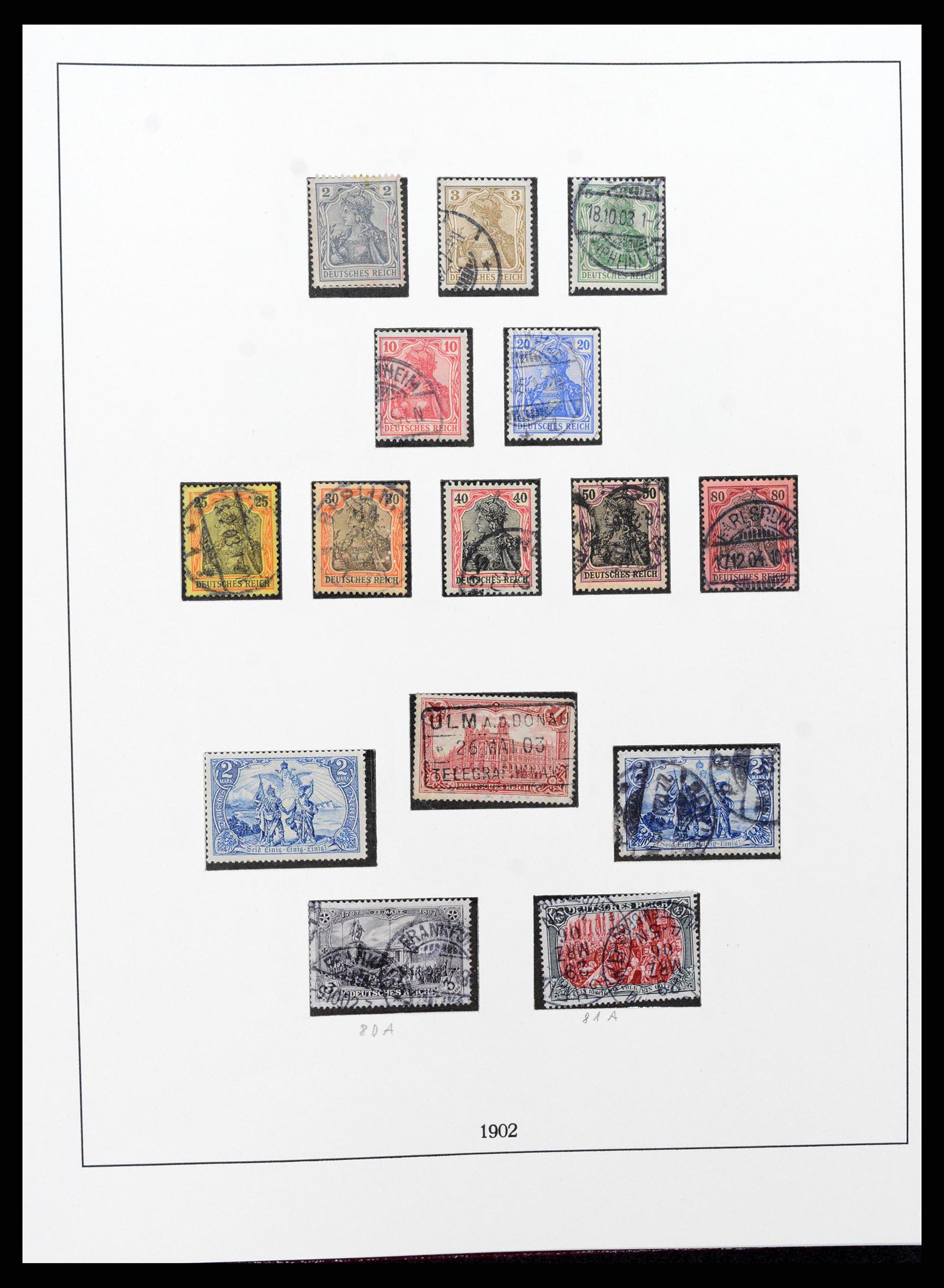 37400 005 - Postzegelverzameling 37400 Duitse Rijk 1872-1945.