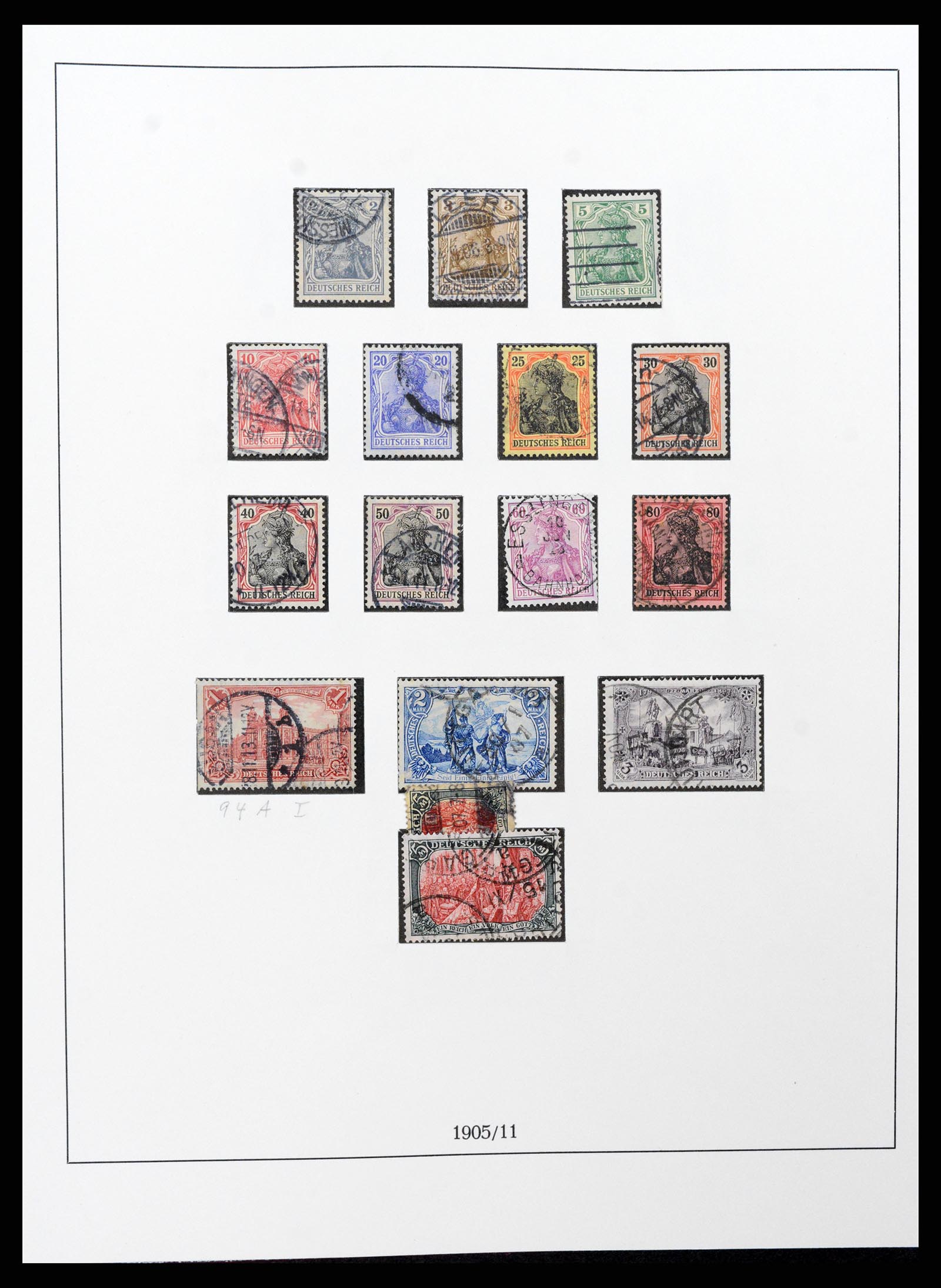 37400 006 - Stamp collection 37400 Germany Reich 1872-1945.