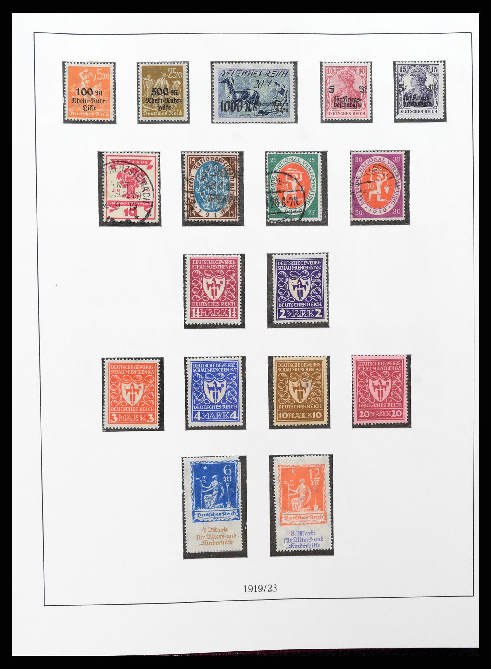 37400 009 - Postzegelverzameling 37400 Duitse Rijk 1872-1945.