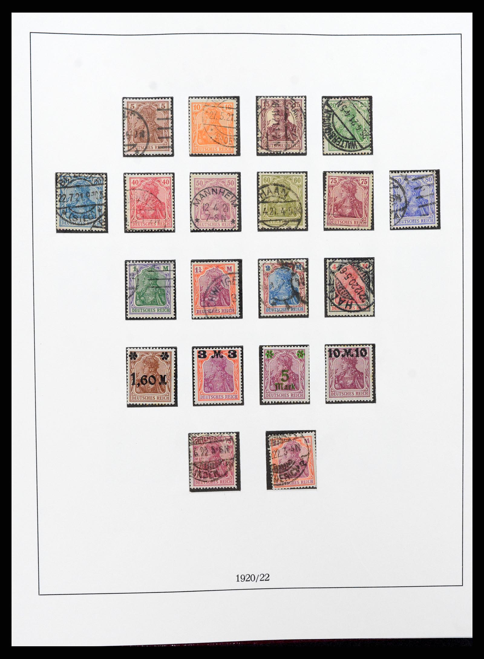 37400 011 - Stamp collection 37400 Germany Reich 1872-1945.