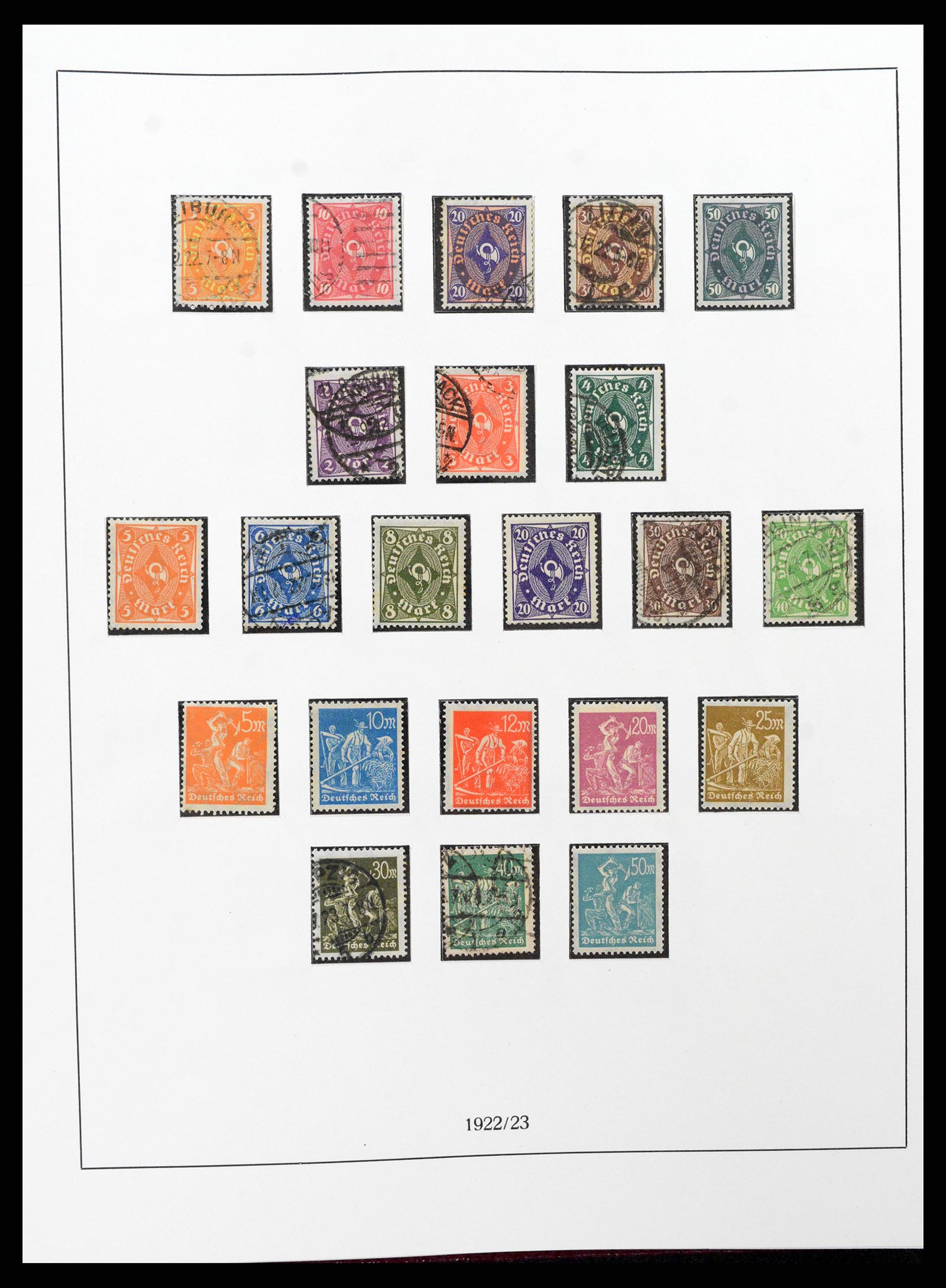 37400 014 - Postzegelverzameling 37400 Duitse Rijk 1872-1945.