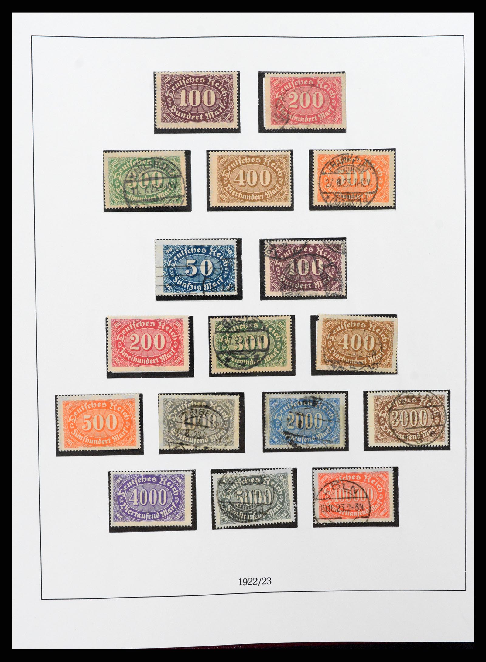 37400 016 - Stamp collection 37400 Germany Reich 1872-1945.