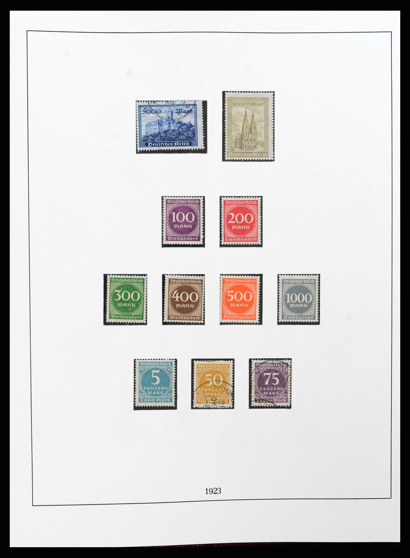37400 017 - Stamp collection 37400 Germany Reich 1872-1945.