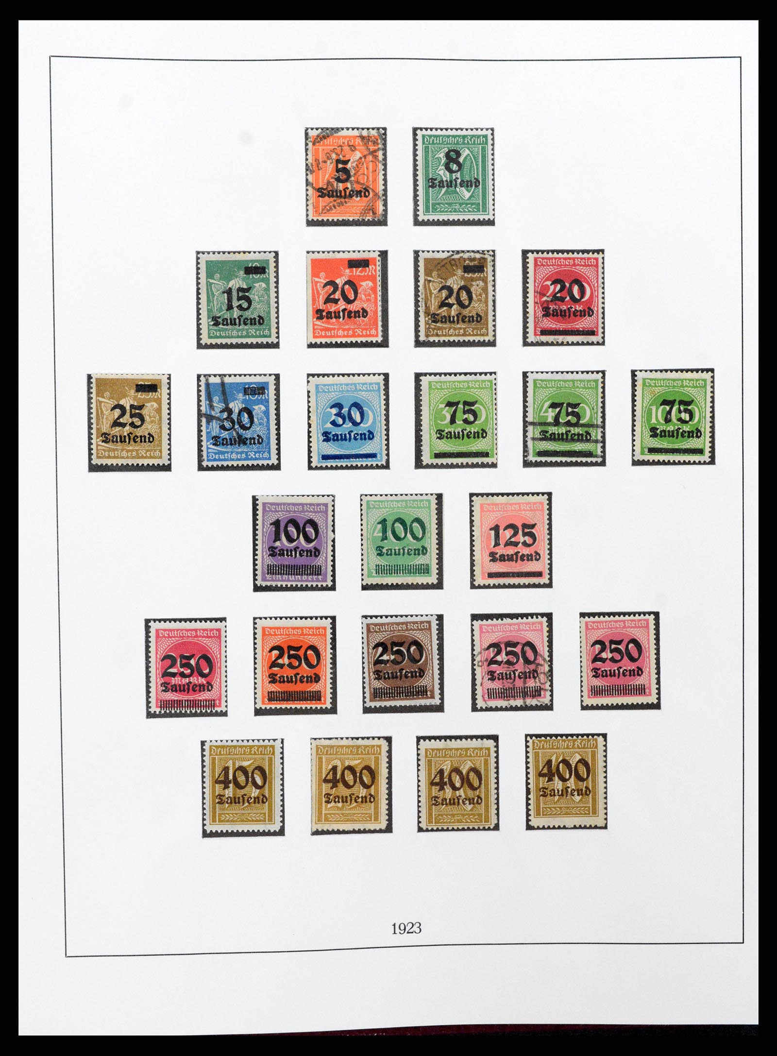 37400 018 - Stamp collection 37400 Germany Reich 1872-1945.