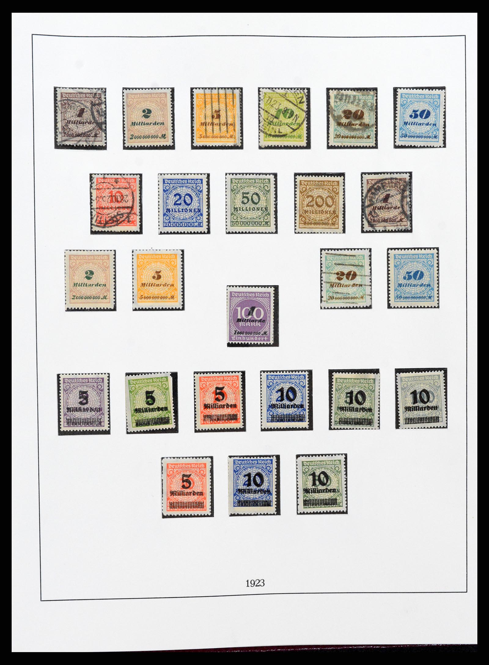 37400 020 - Stamp collection 37400 Germany Reich 1872-1945.