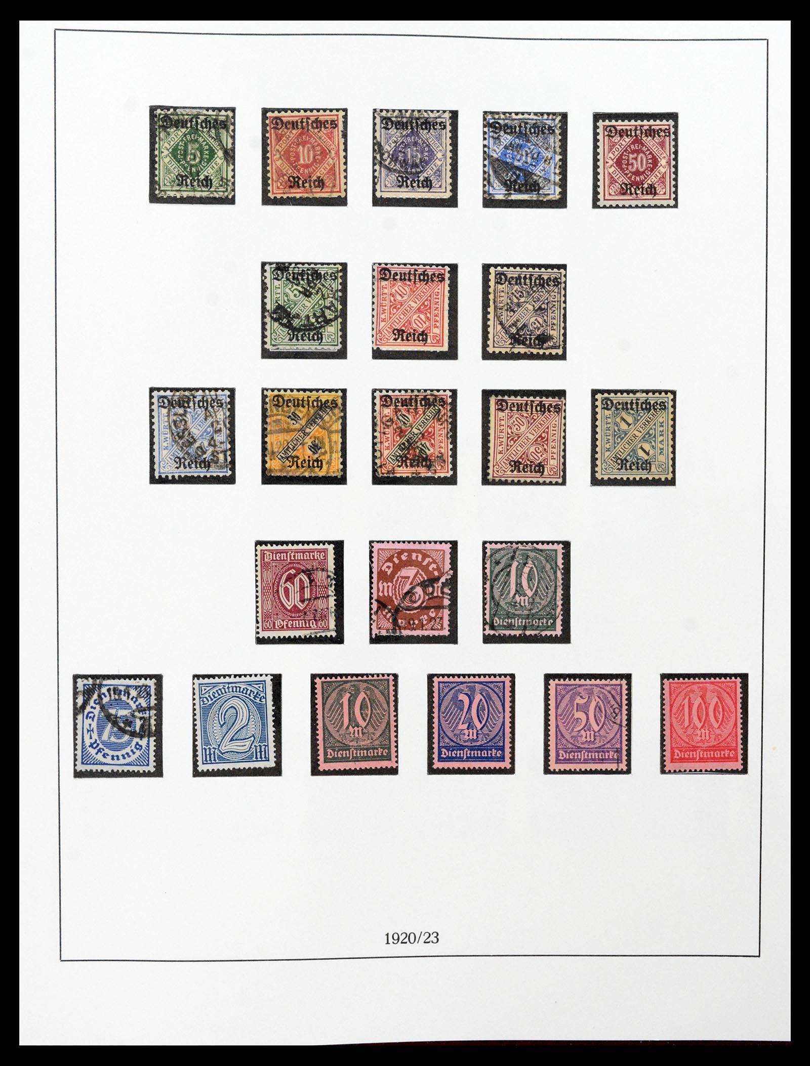 37400 026 - Postzegelverzameling 37400 Duitse Rijk 1872-1945.