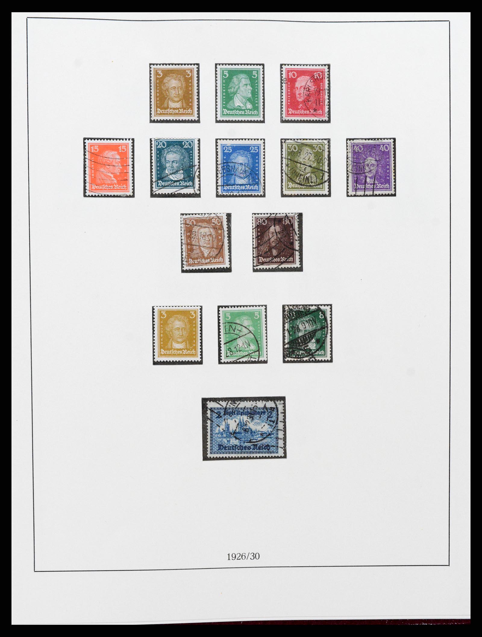 37400 032 - Postzegelverzameling 37400 Duitse Rijk 1872-1945.