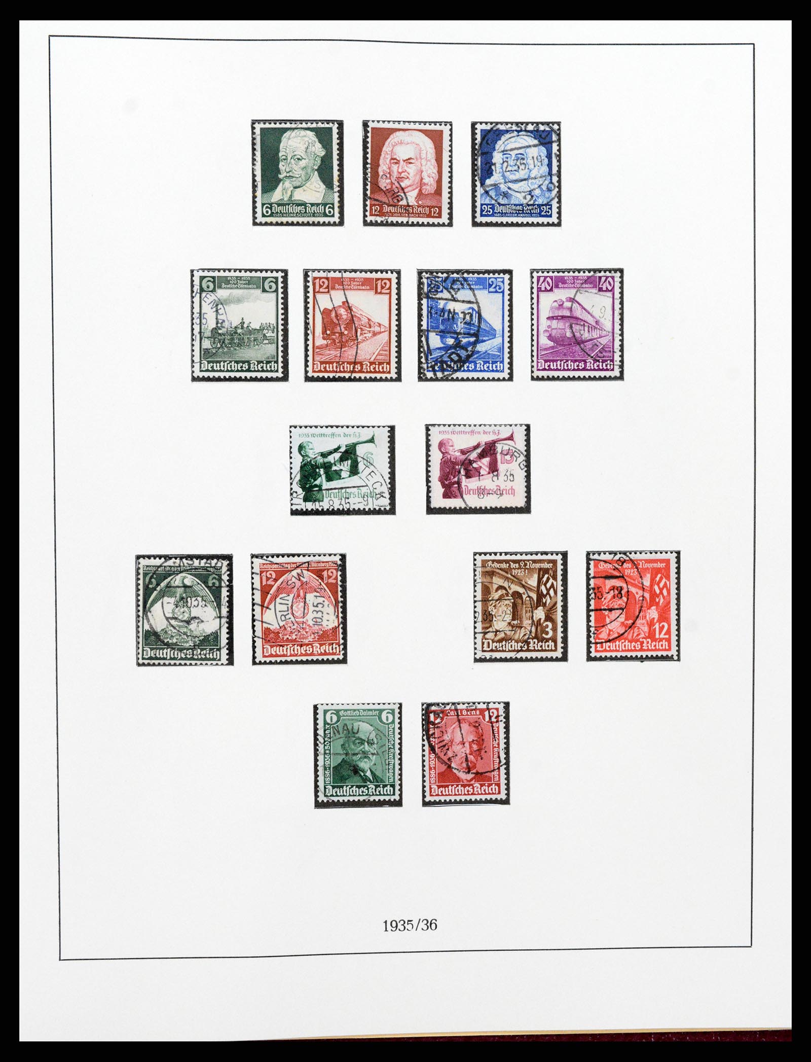37400 050 - Postzegelverzameling 37400 Duitse Rijk 1872-1945.