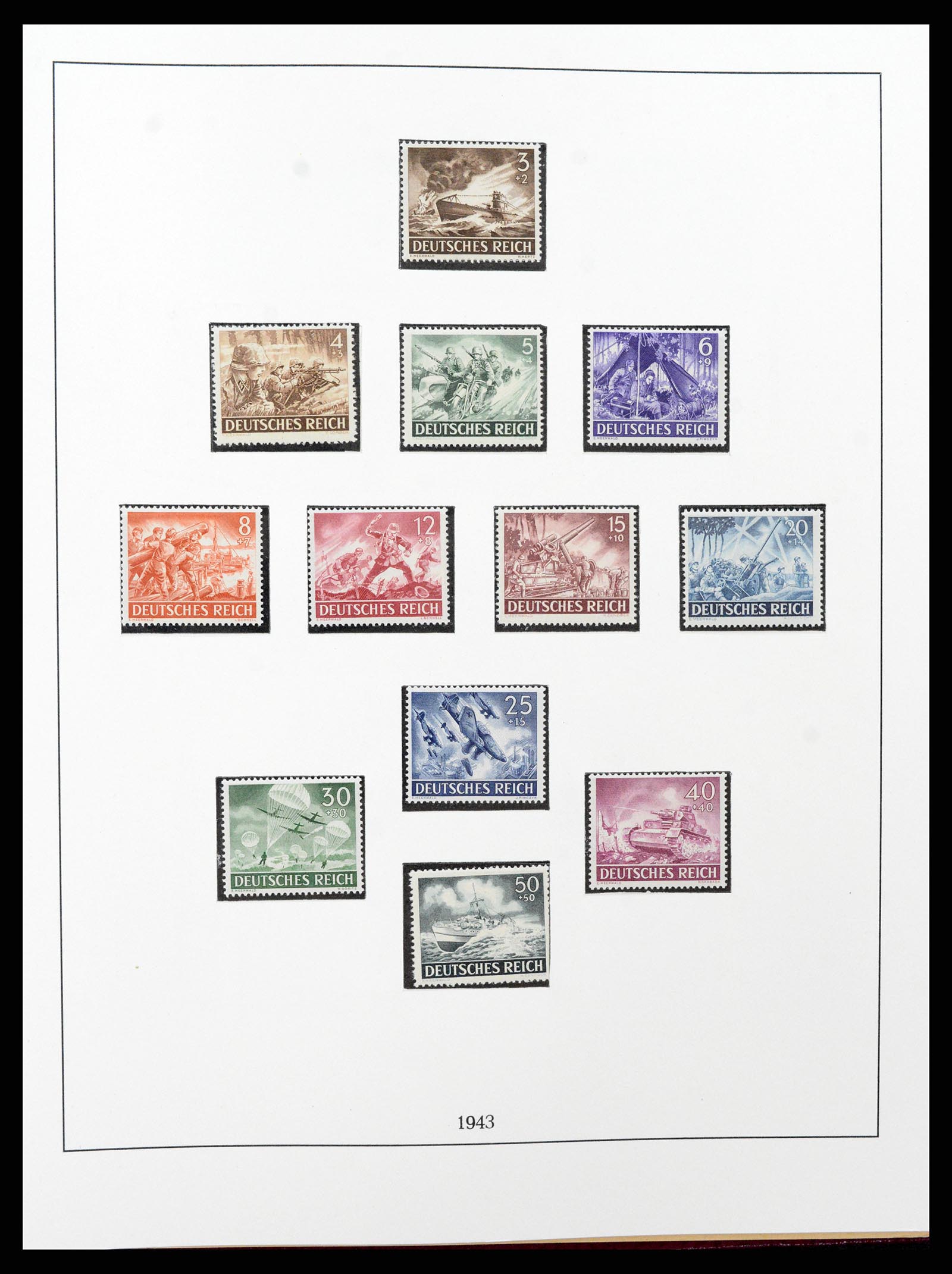 37400 075 - Postzegelverzameling 37400 Duitse Rijk 1872-1945.