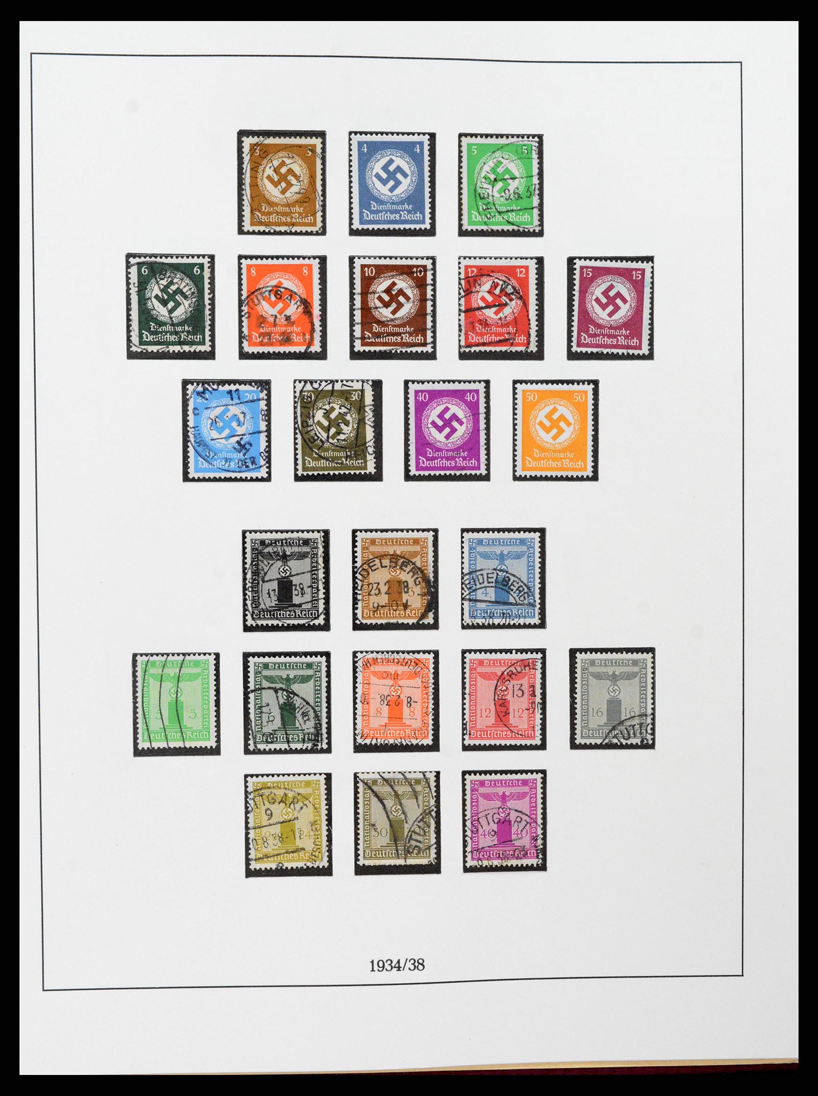 37400 081 - Postzegelverzameling 37400 Duitse Rijk 1872-1945.