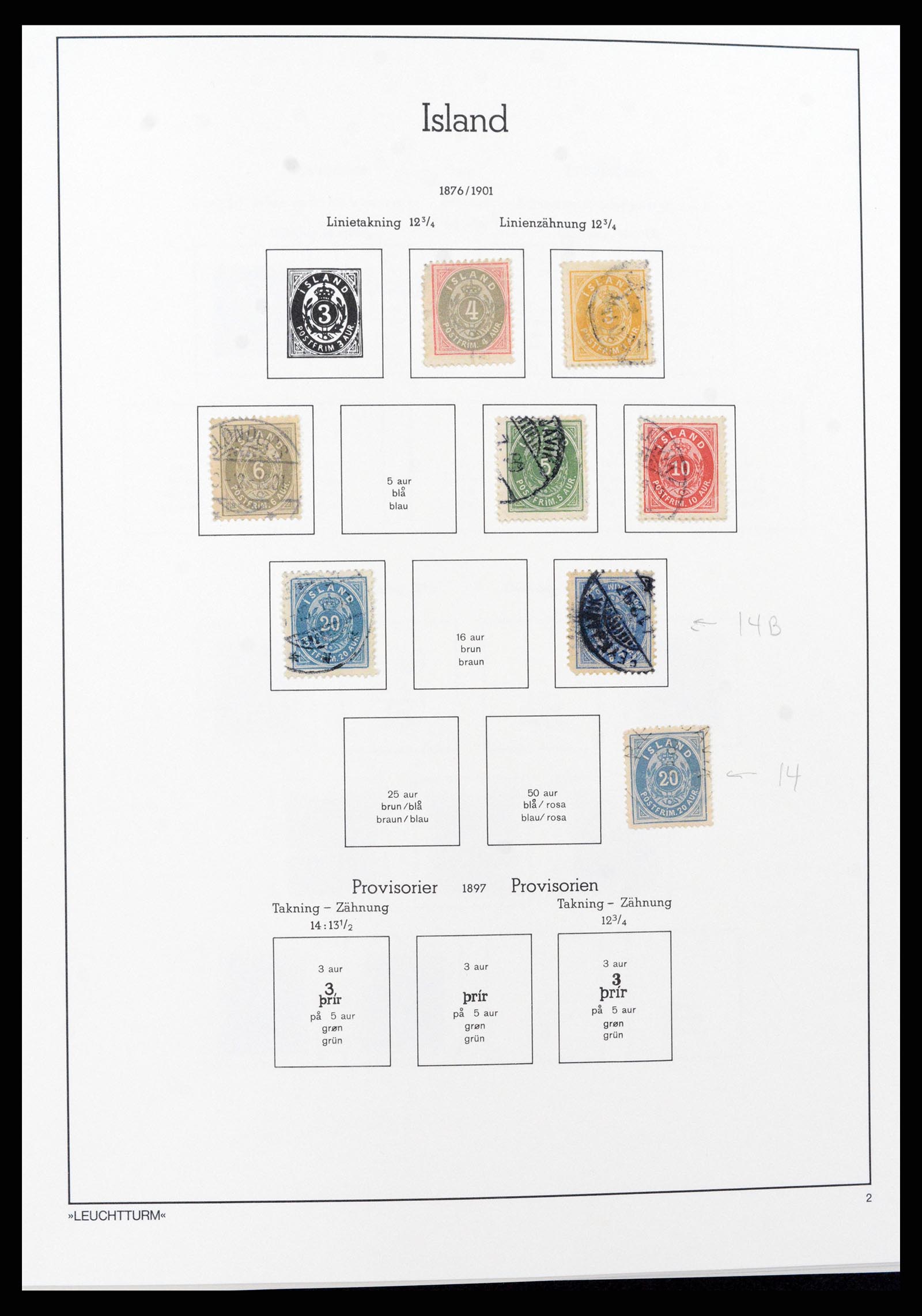 37401 002 - Postzegelverzameling 37401 IJsland 1873-2002.