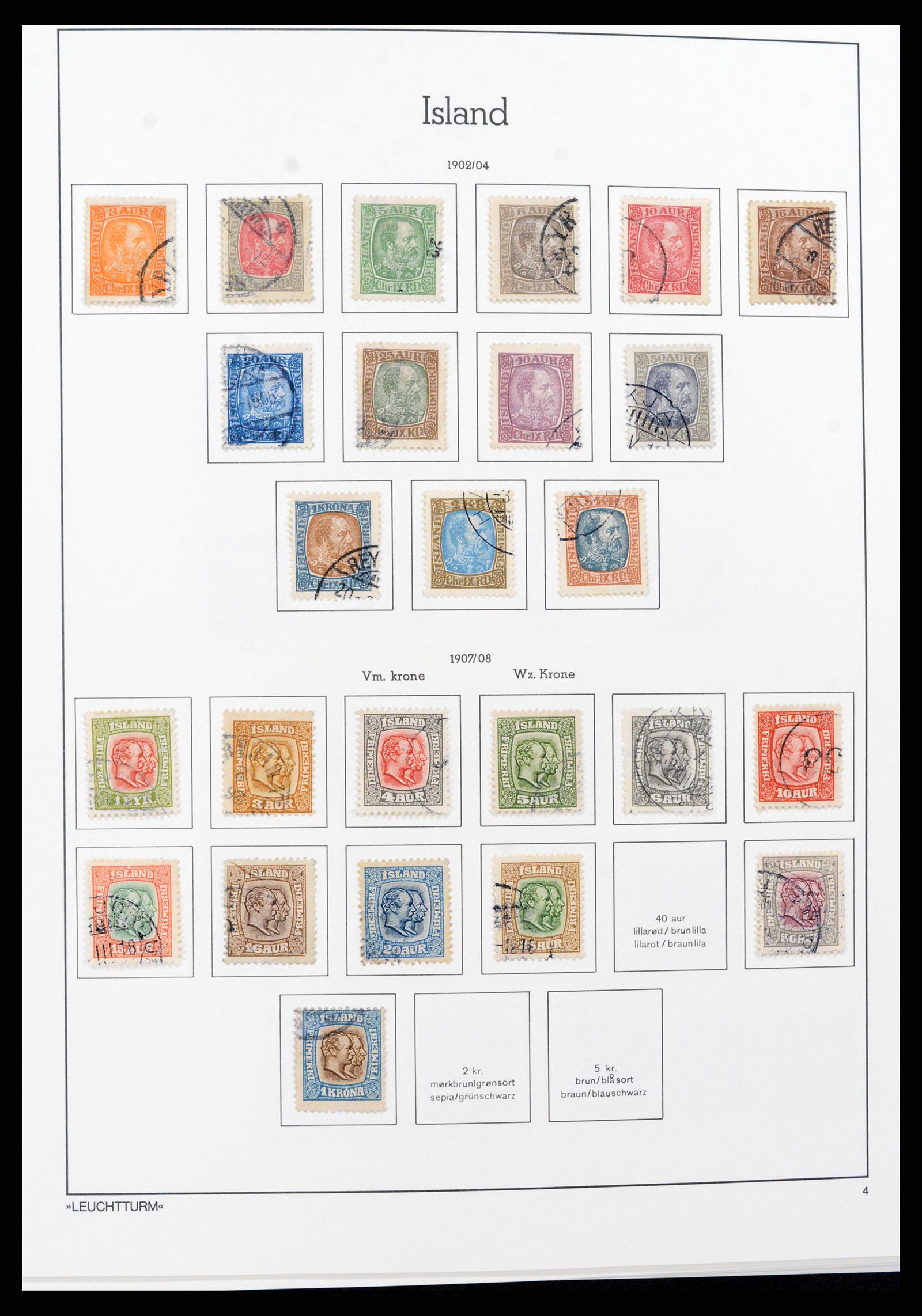 37401 004 - Postzegelverzameling 37401 IJsland 1873-2002.