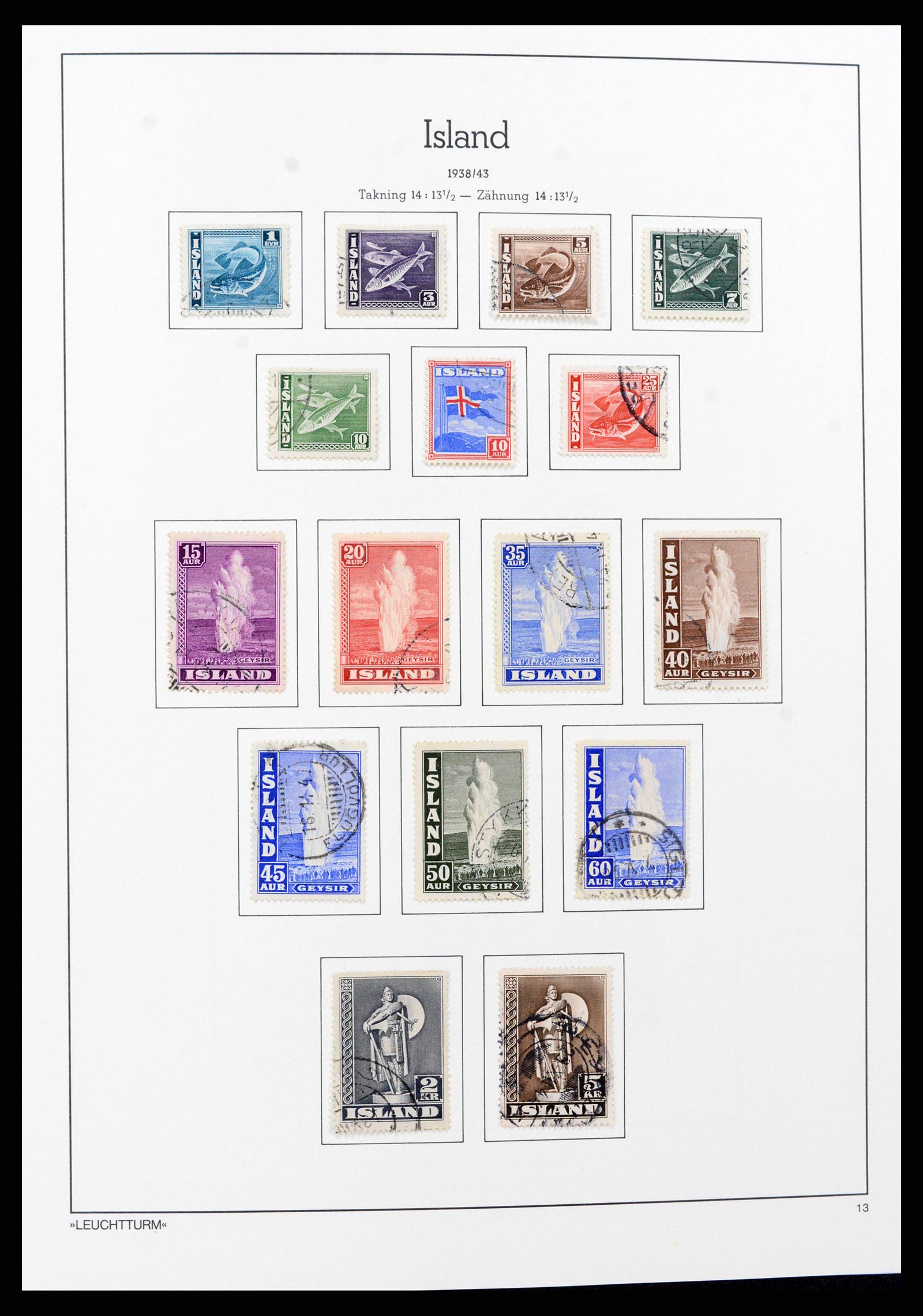37401 013 - Stamp collection 37401 Iceland 1873-2002.