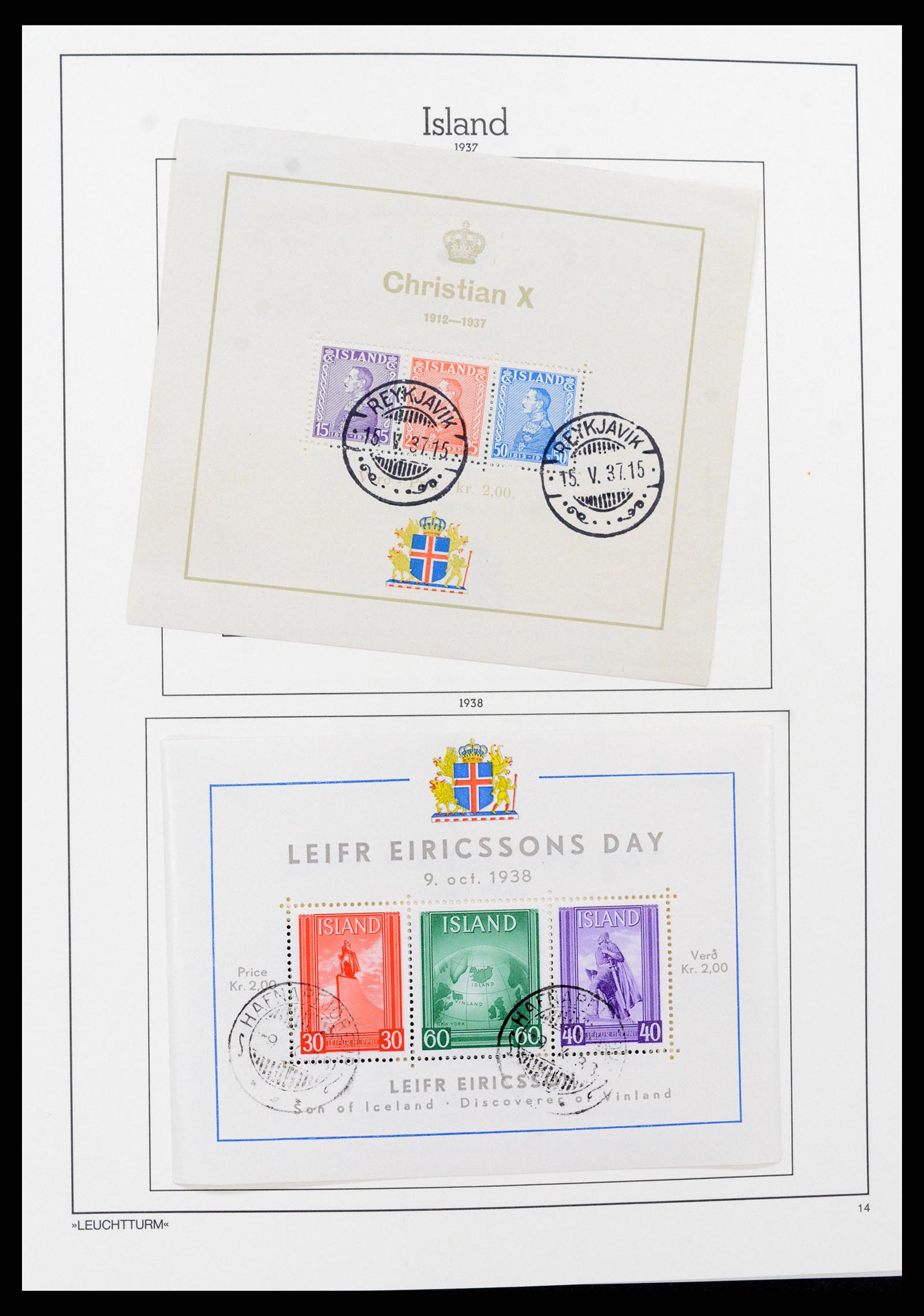 37401 014 - Postzegelverzameling 37401 IJsland 1873-2002.