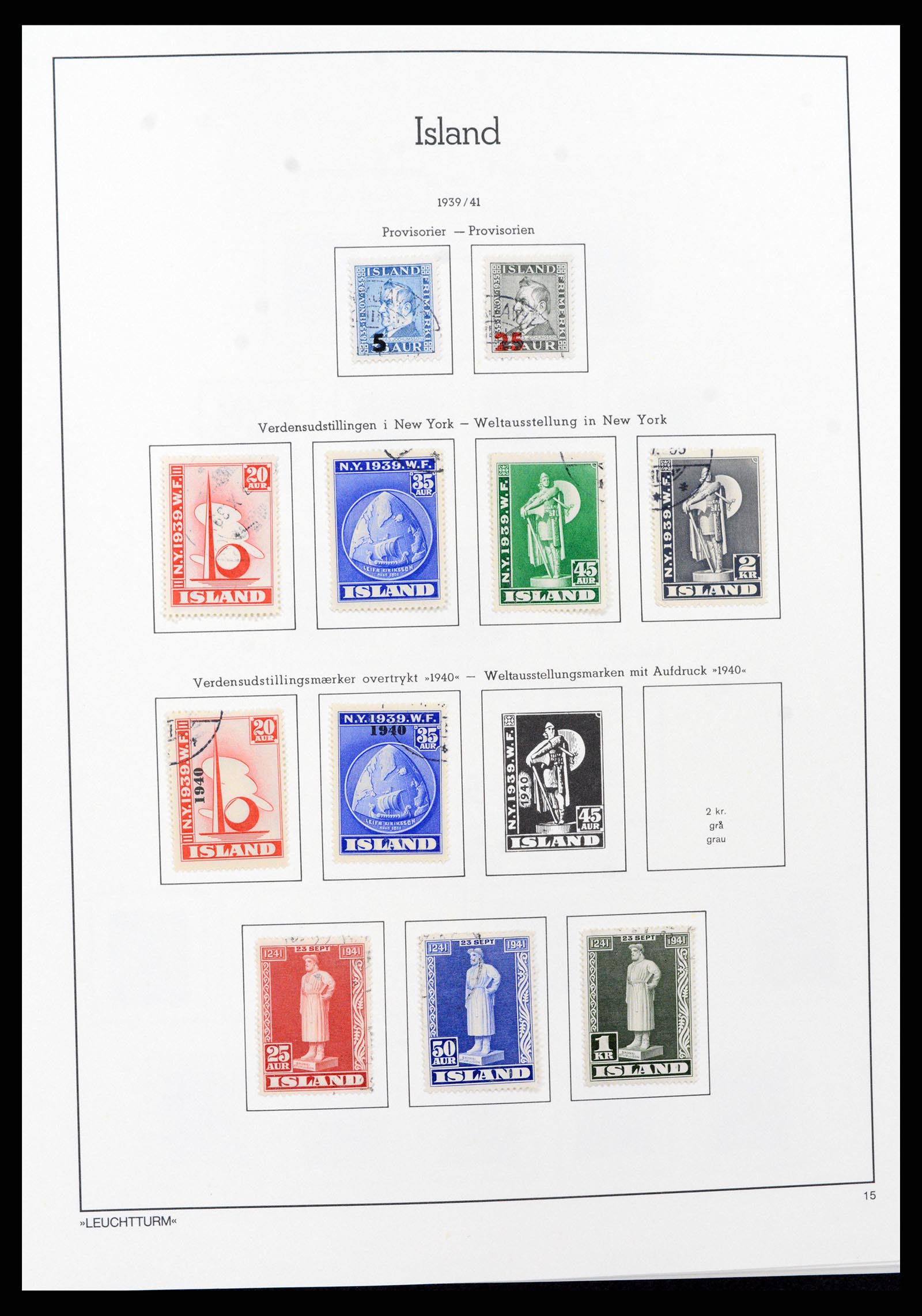 37401 015 - Stamp collection 37401 Iceland 1873-2002.