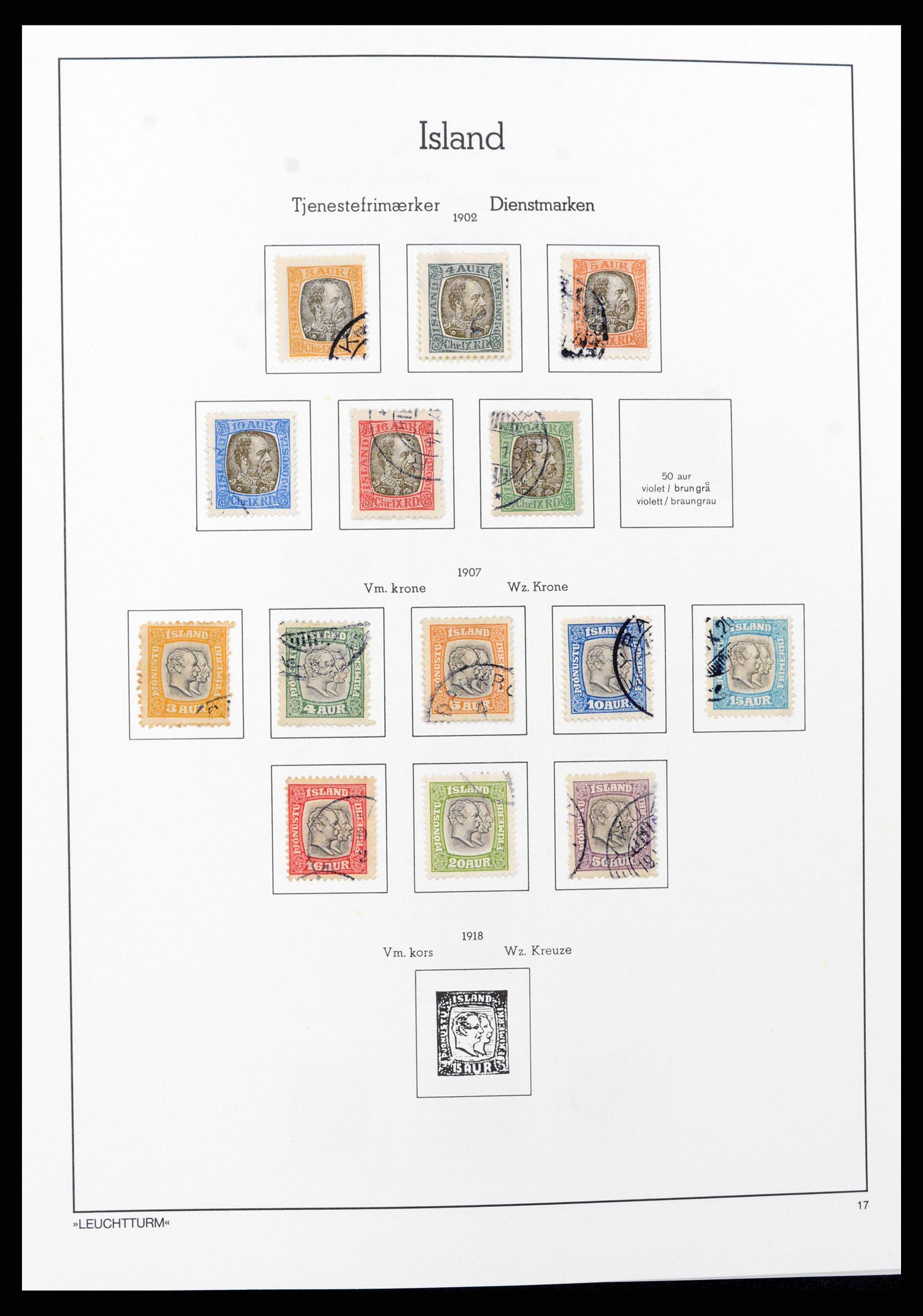 37401 017 - Postzegelverzameling 37401 IJsland 1873-2002.
