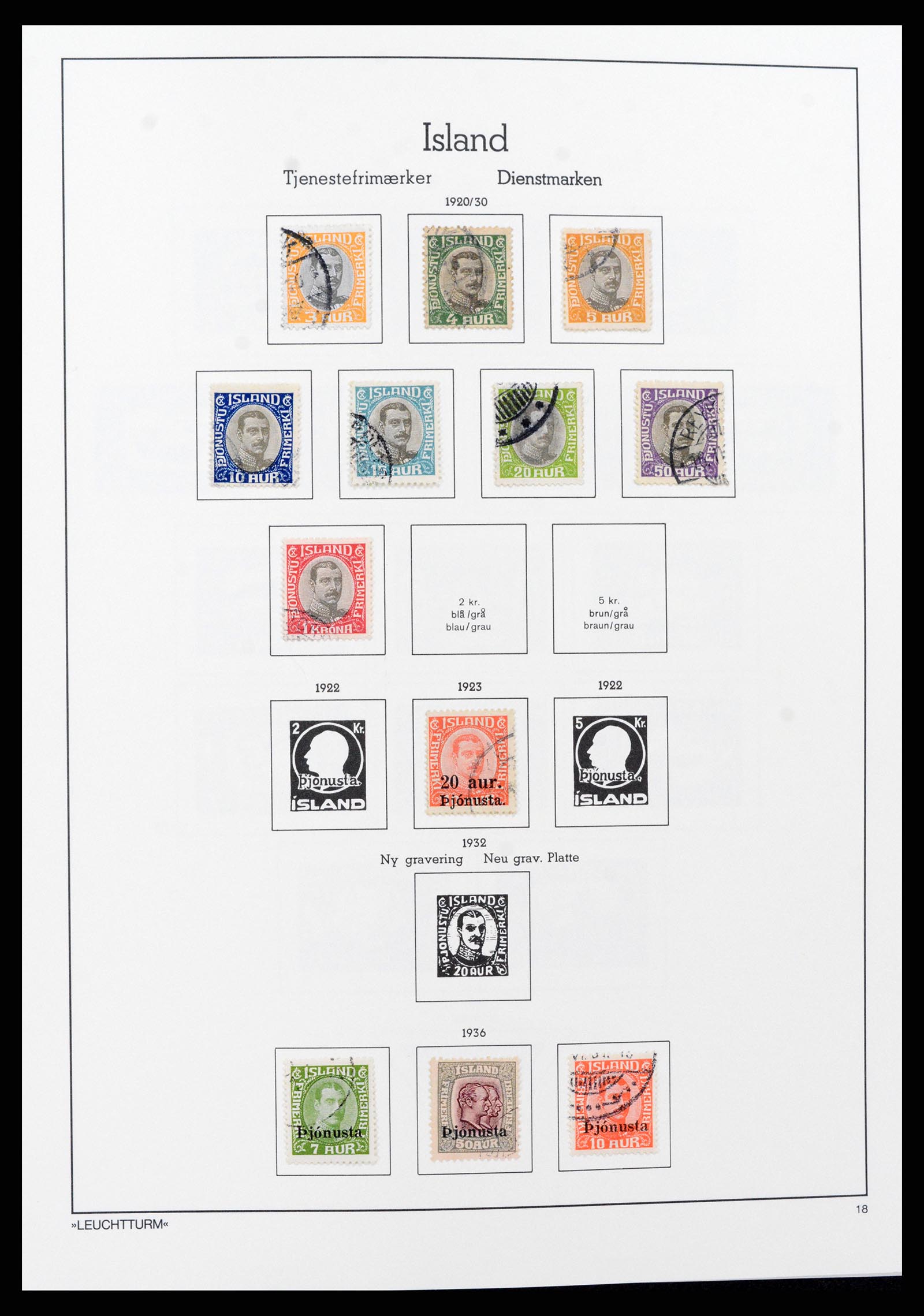 37401 018 - Postzegelverzameling 37401 IJsland 1873-2002.
