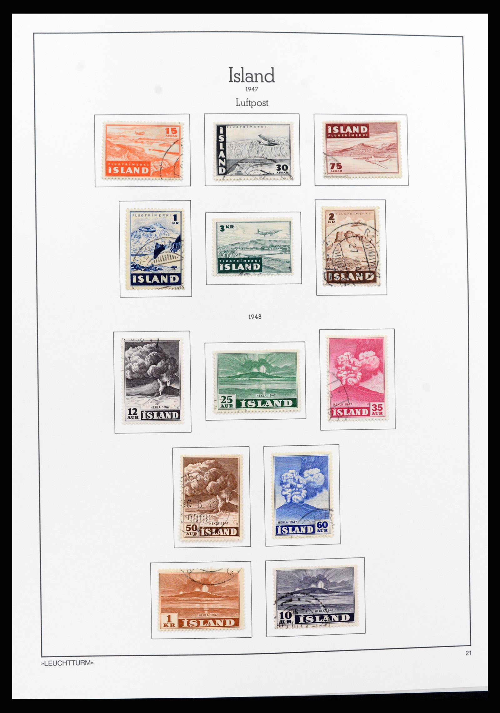 37401 021 - Postzegelverzameling 37401 IJsland 1873-2002.