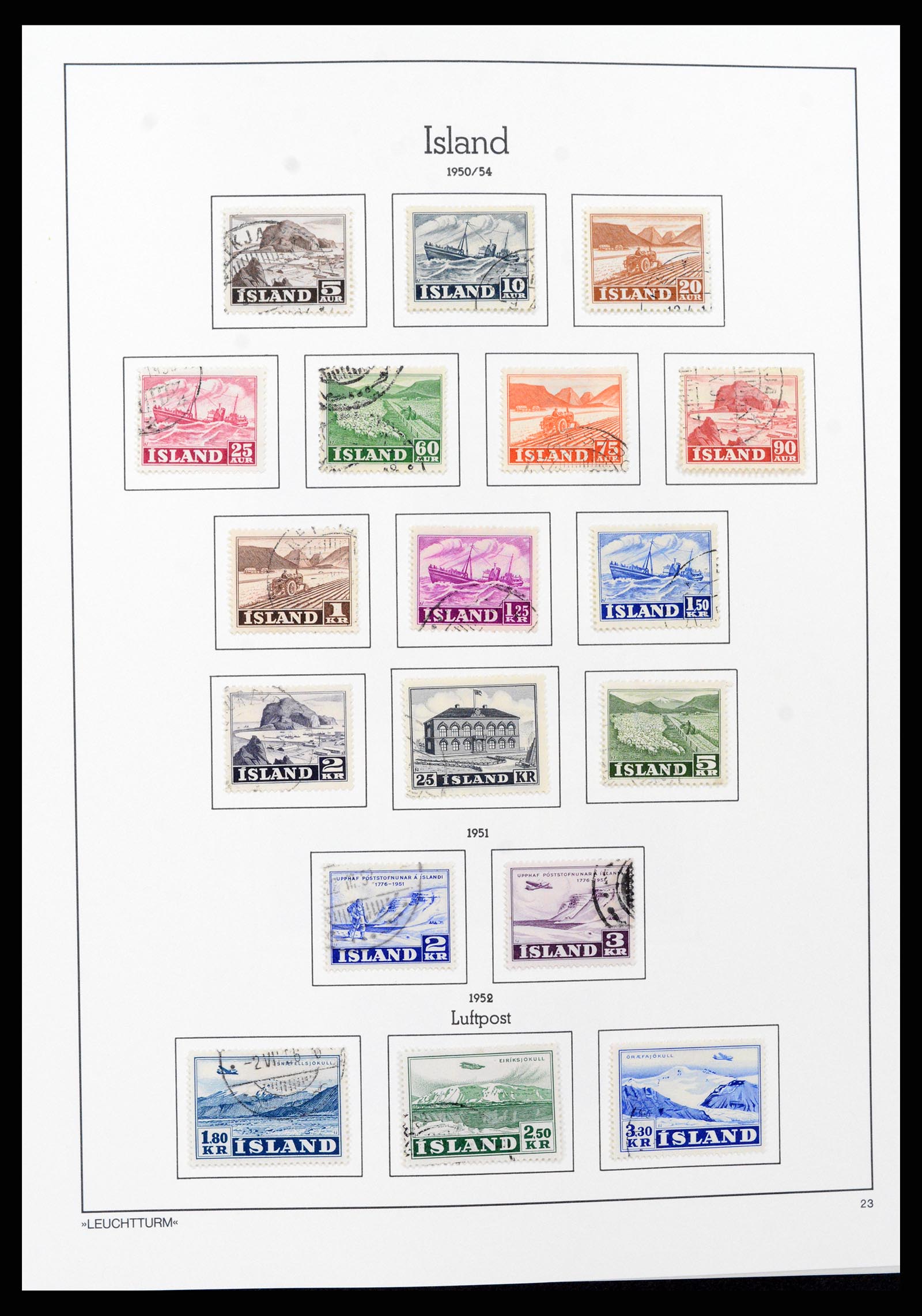37401 023 - Postzegelverzameling 37401 IJsland 1873-2002.