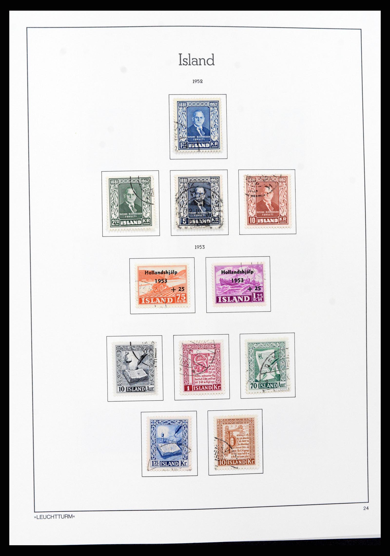 37401 024 - Postzegelverzameling 37401 IJsland 1873-2002.