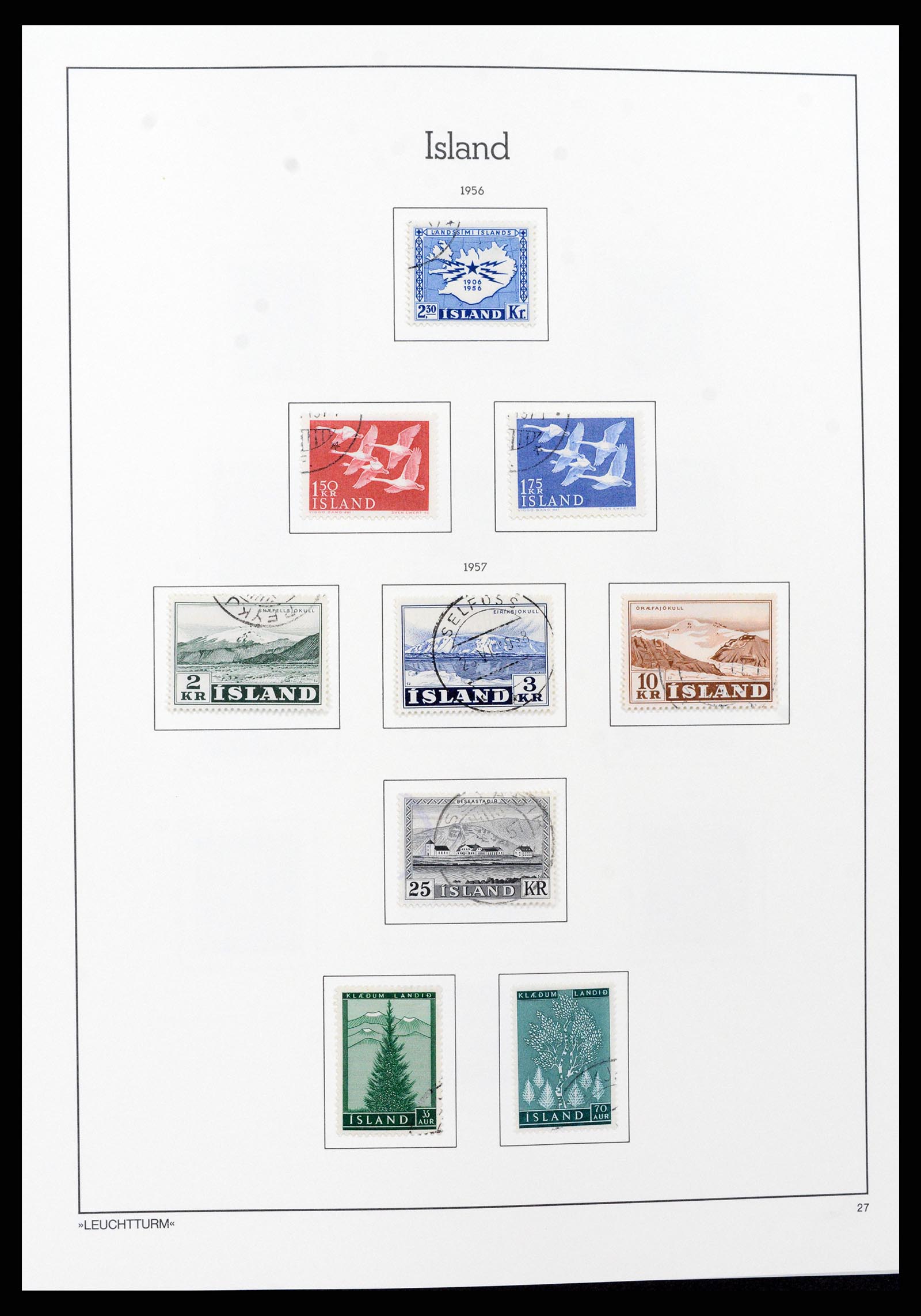 37401 027 - Postzegelverzameling 37401 IJsland 1873-2002.