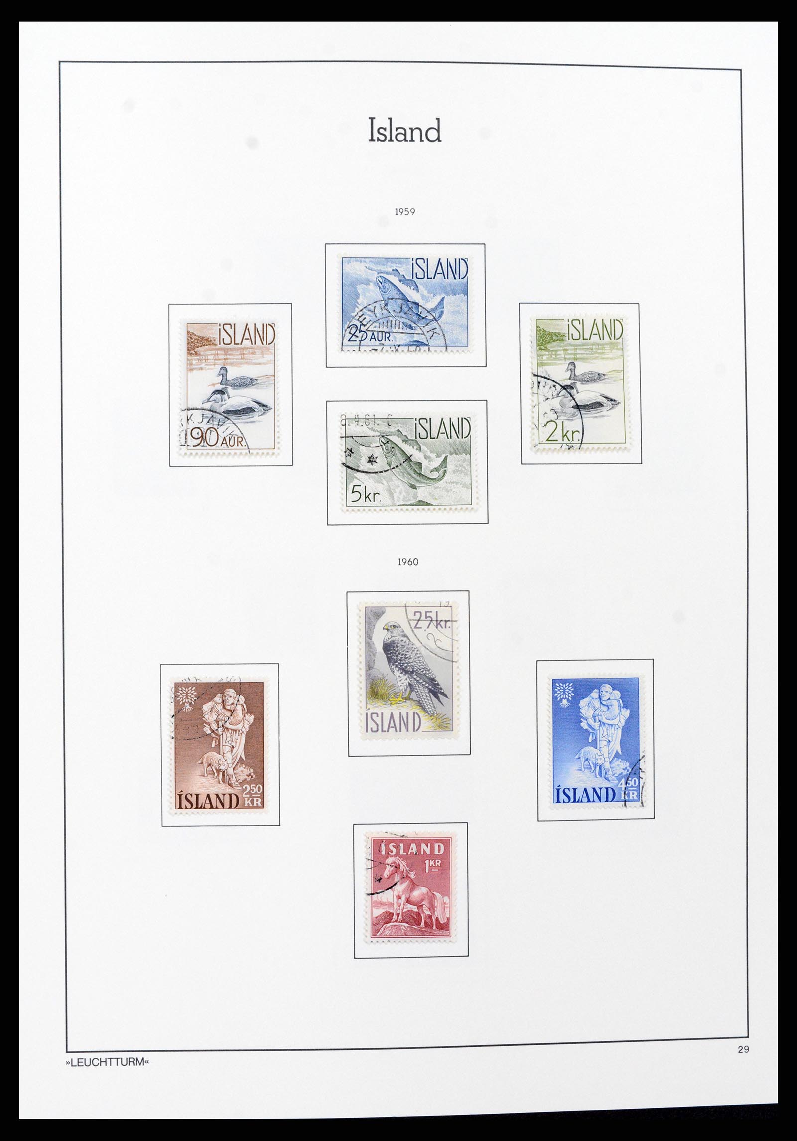 37401 029 - Postzegelverzameling 37401 IJsland 1873-2002.